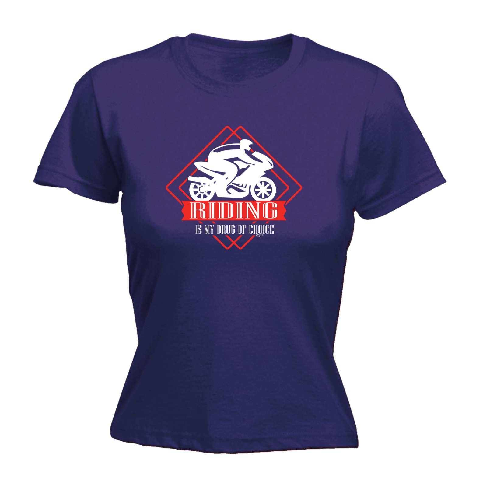 Riding Is My Choice Moto - Funny Womens T-Shirt Tshirt