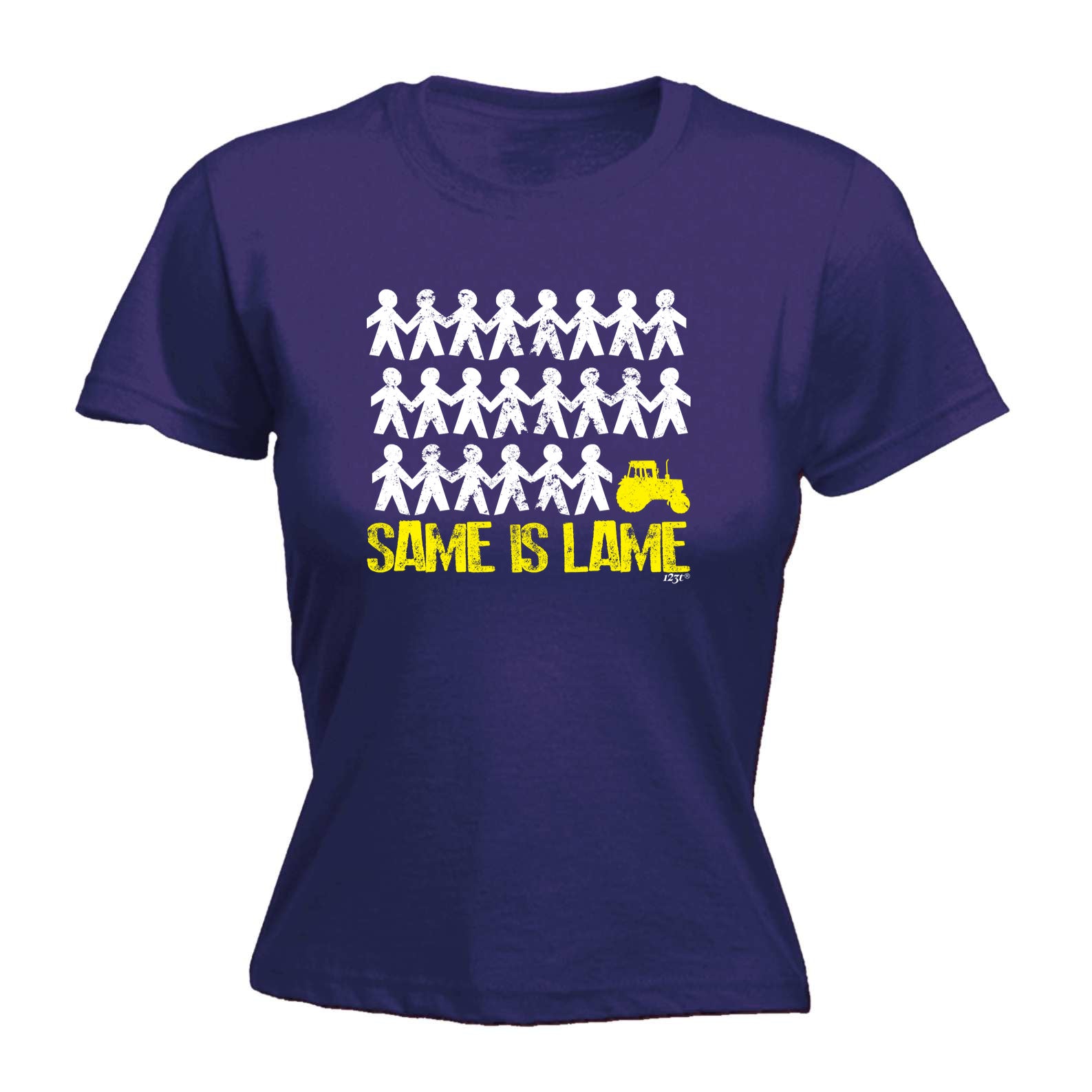 Same Is Lame Tractor - Funny Womens T-Shirt Tshirt