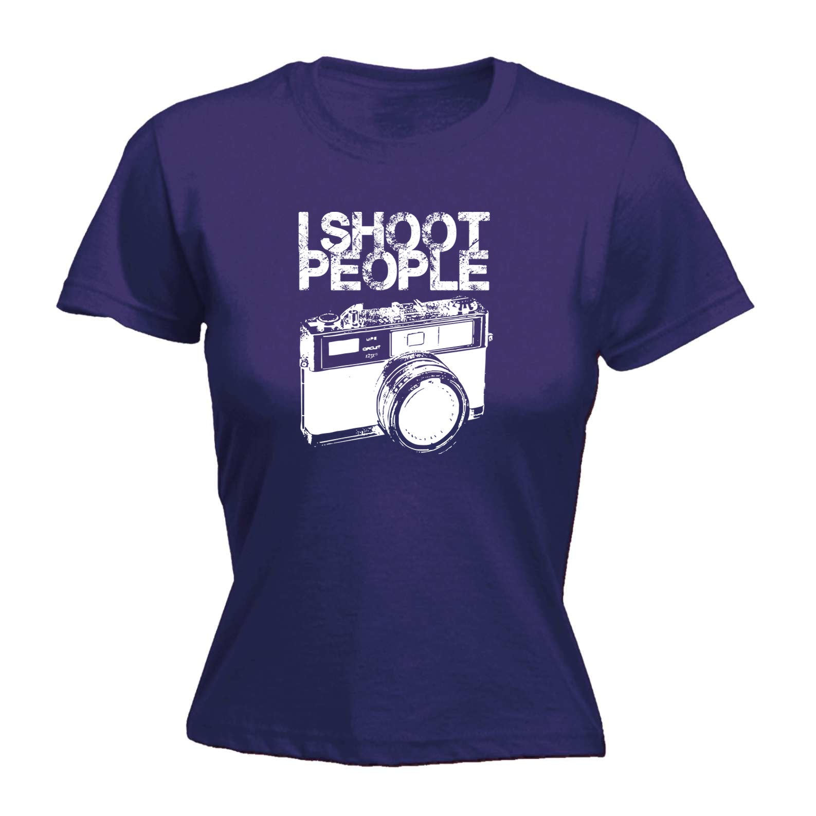 Shoot People White - Funny Womens T-Shirt Tshirt