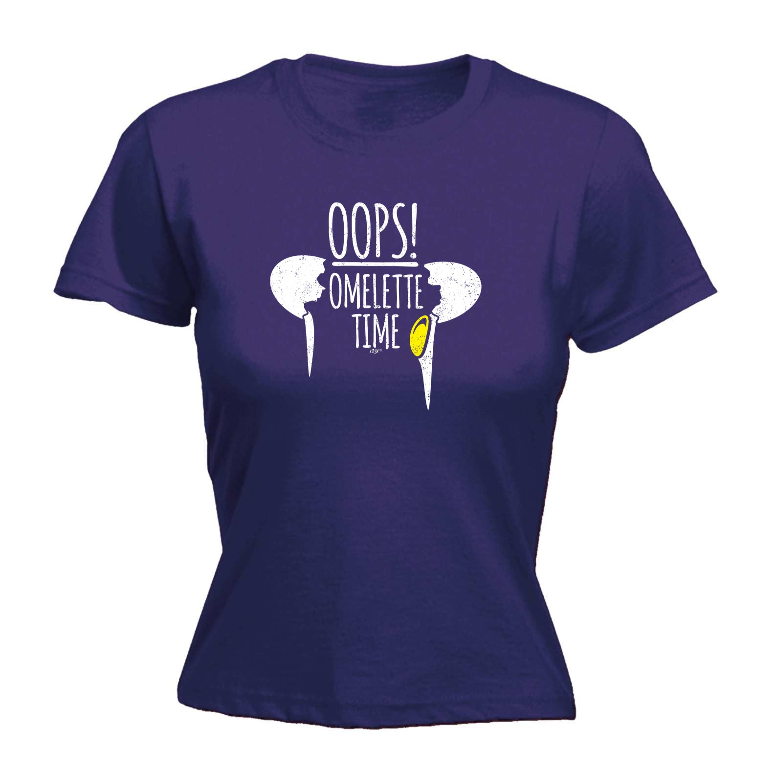 Oops Omelette Time - Funny Womens T-Shirt Tshirt