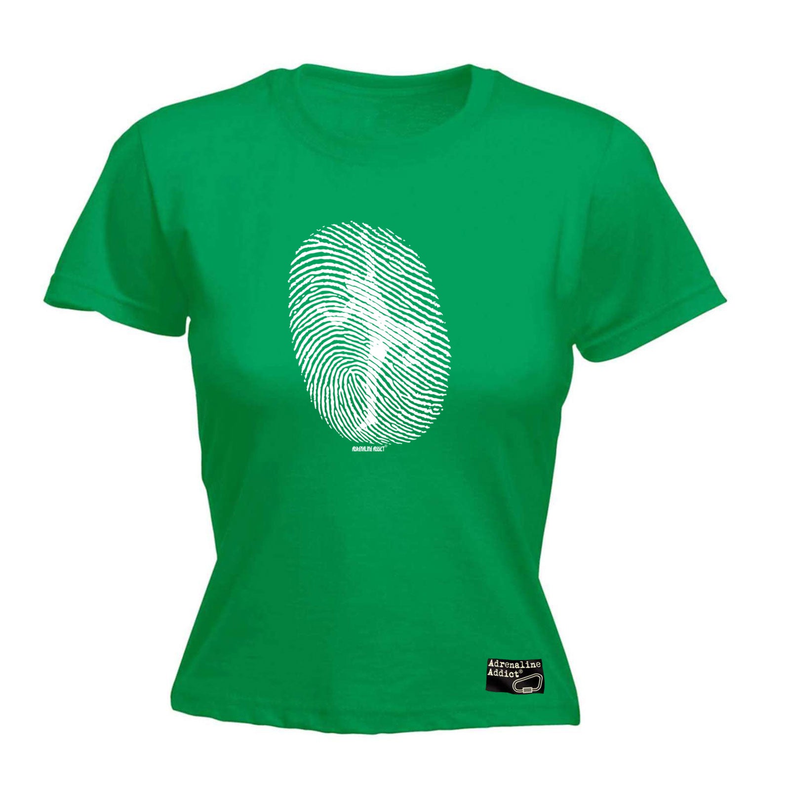 Aa Climbing Fingerprint - Funny Womens T-Shirt Tshirt