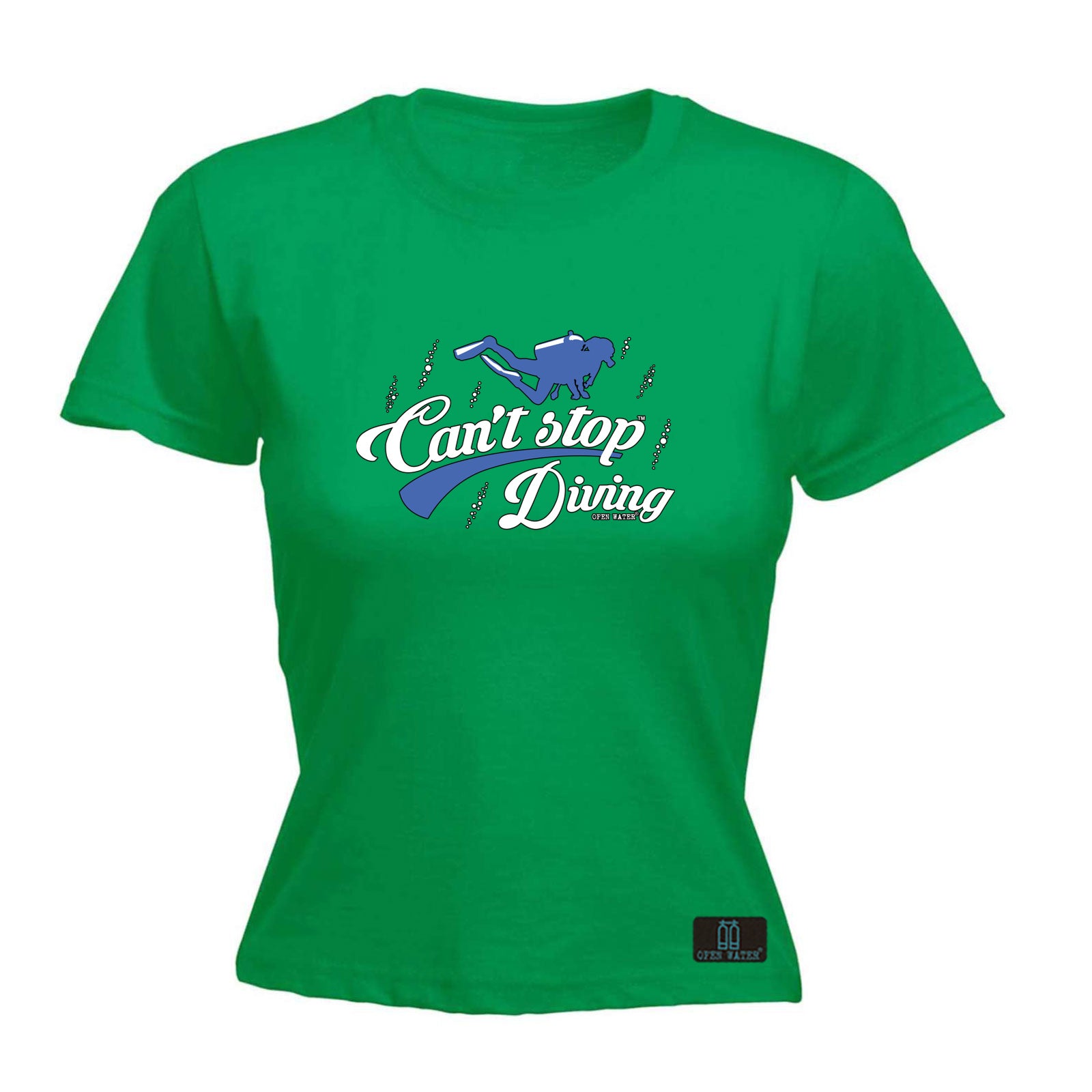 Ow Cant Stop Diving - Funny Womens T-Shirt Tshirt