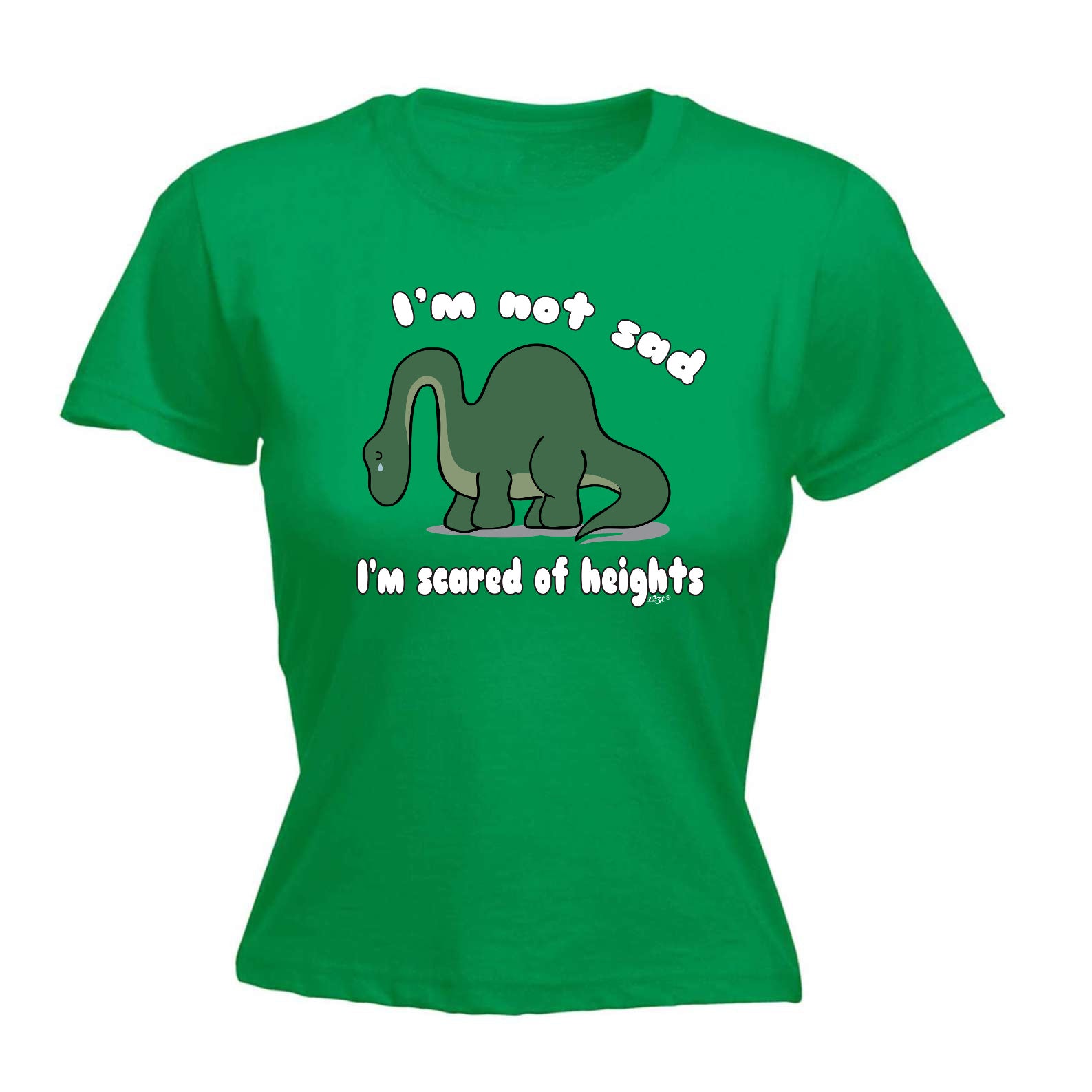Im Not Sad Im Scared Of Heights - Funny Womens T-Shirt Tshirt