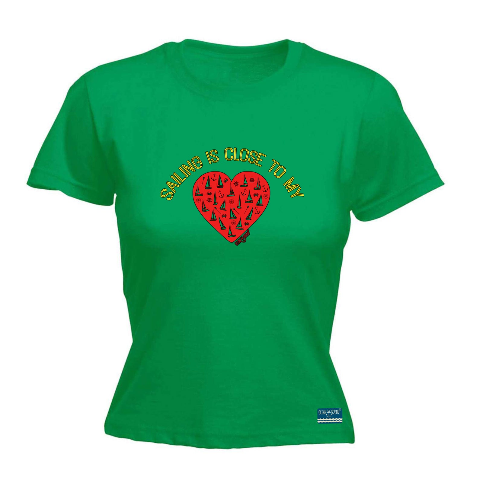 Ob Sailing Is Close To My Heart - Funny Womens T-Shirt Tshirt