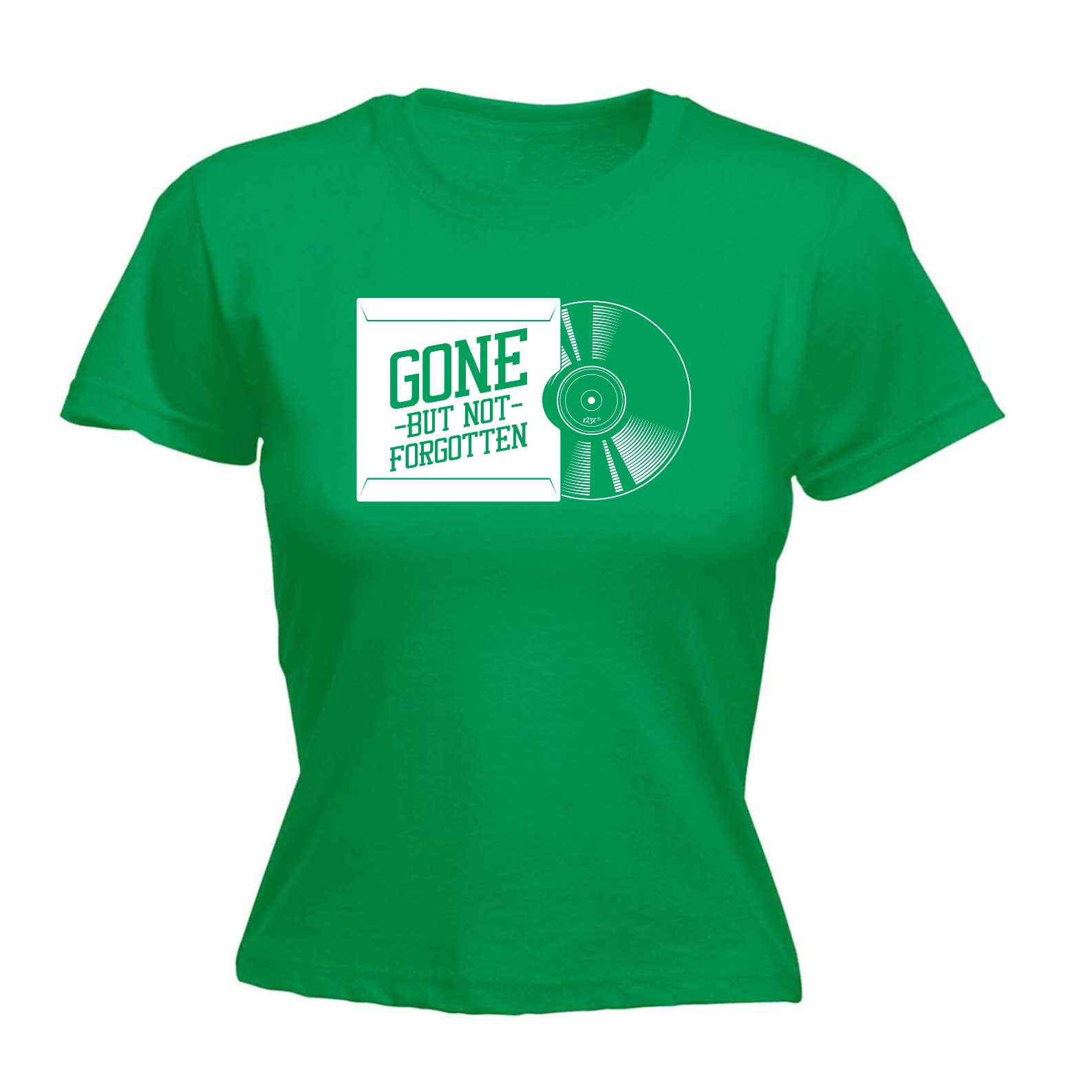 Vinyl Records Gone But Not Forgotten - Funny Womens T-Shirt Tshirt