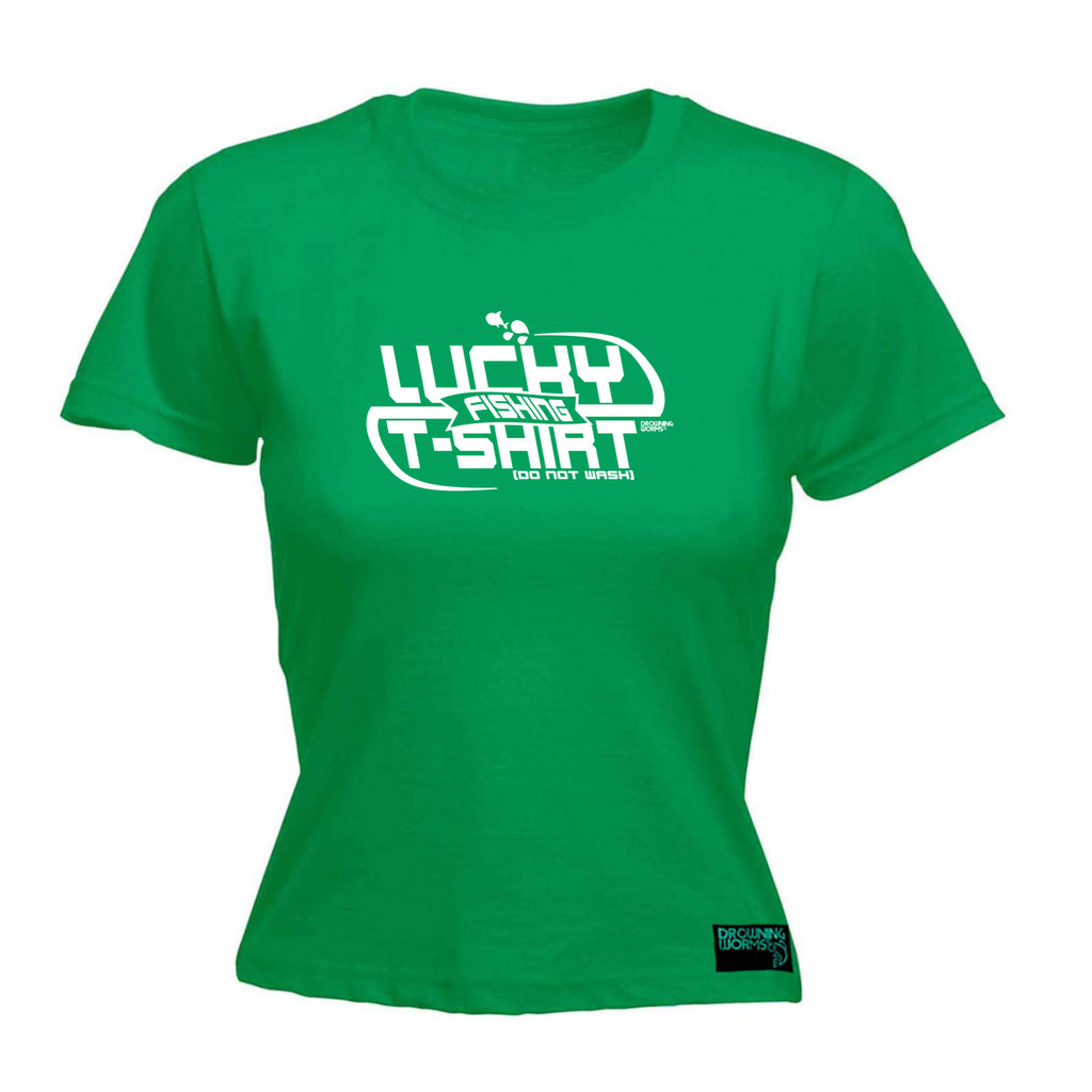 Dw Lucky Fishing Tshirt - Funny Womens T-Shirt Tshirt