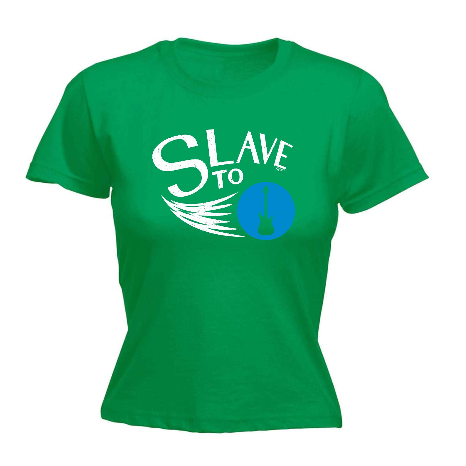 Slave To Guitar Music - Funny Womens T-Shirt Tshirt