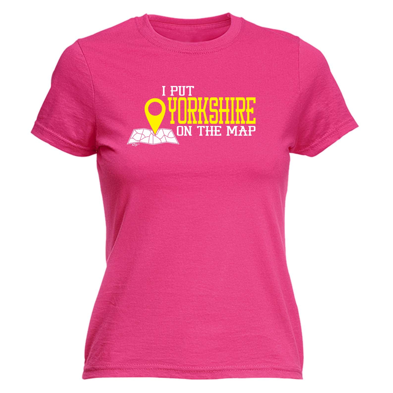 Put On The Map Yorkshire - Funny Womens T-Shirt Tshirt