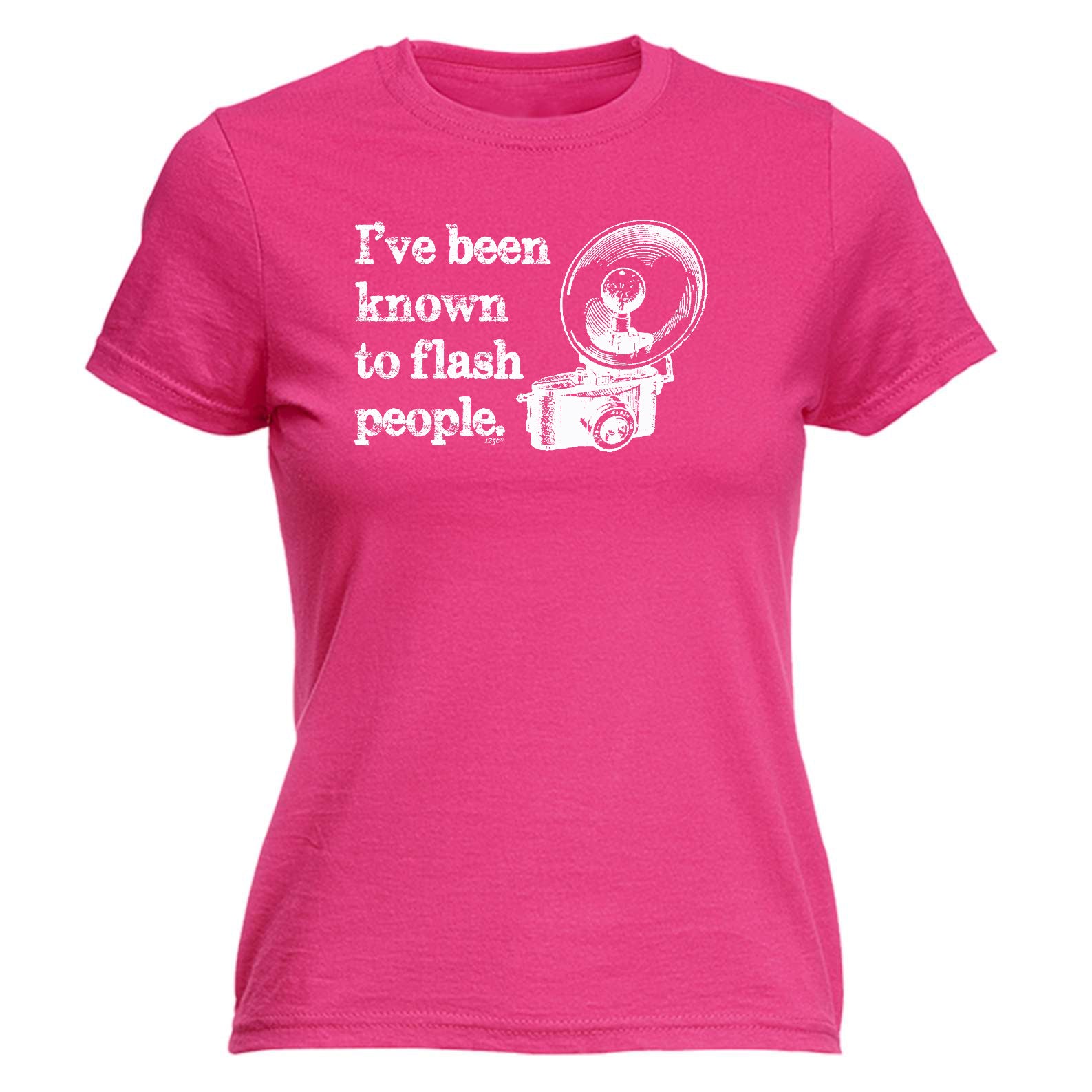Ive Been Known To Flash People White - Funny Womens T-Shirt Tshirt