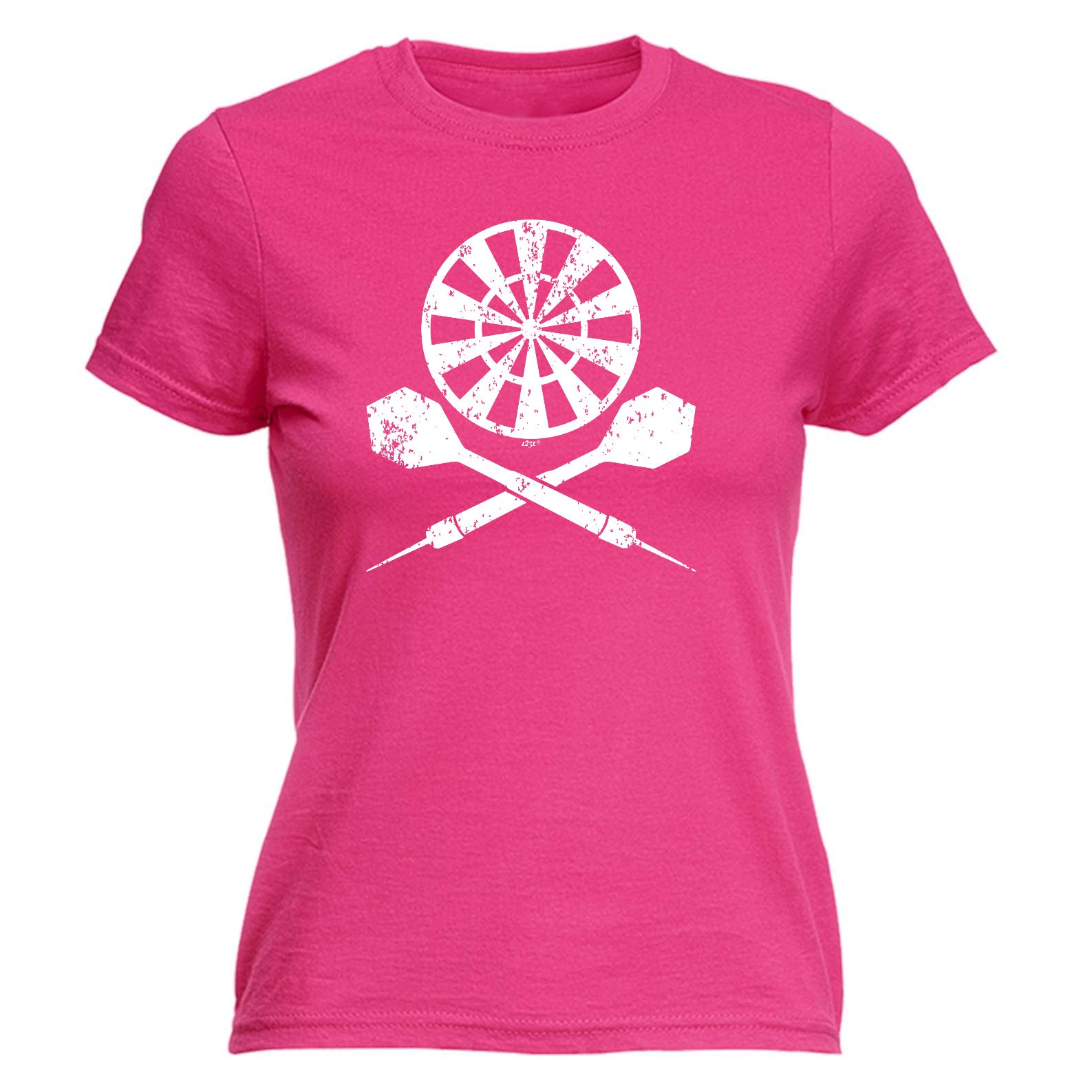 Darts Crossbones - Funny Womens T-Shirt Tshirt