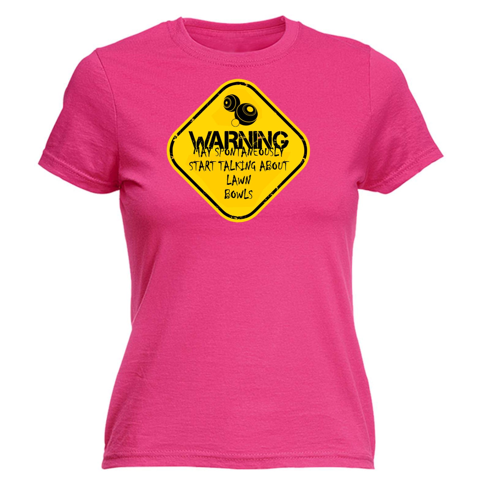 Lawn Bowls Warning May Spontaneously Start Talking About - Funny Womens T-Shirt Tshirt