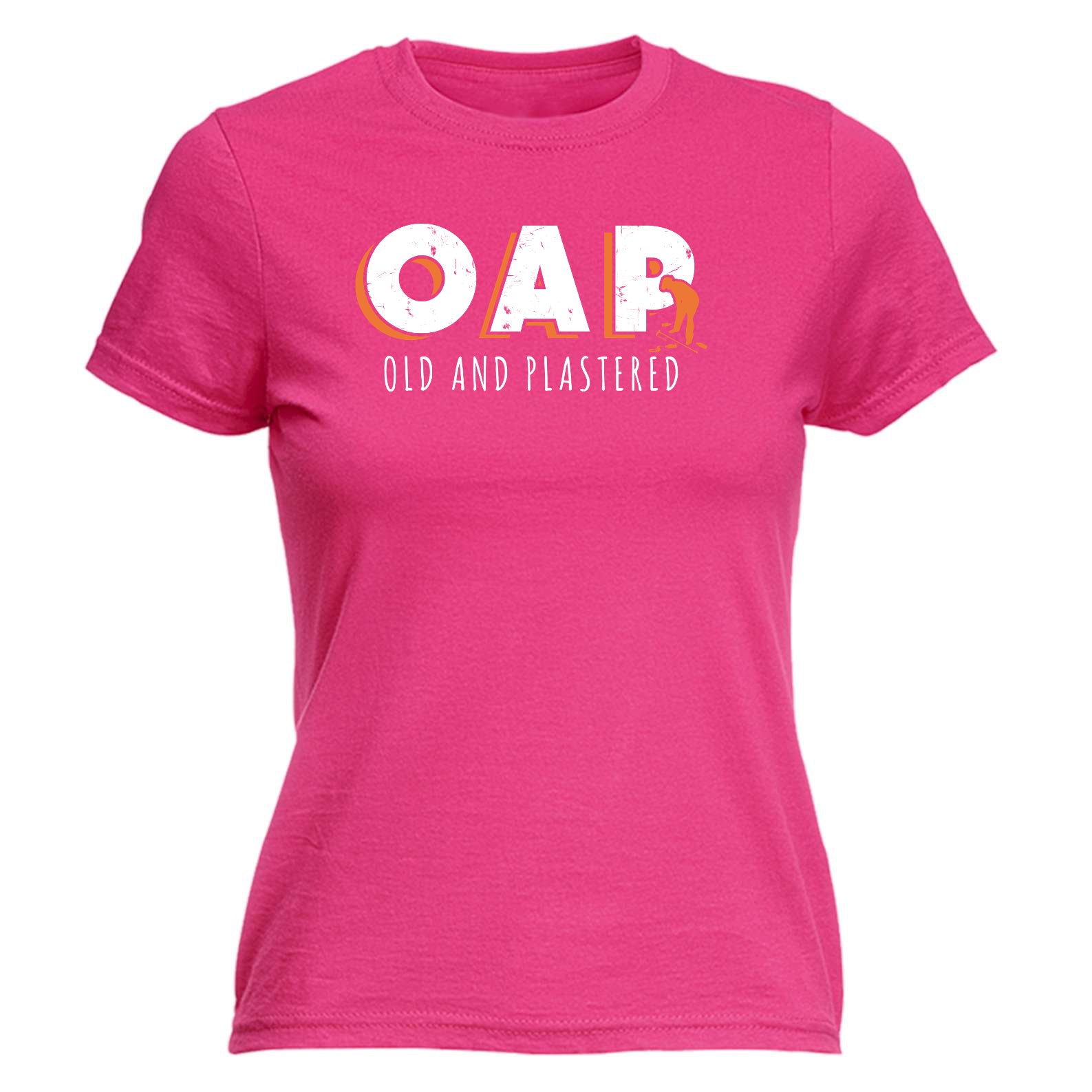 Oap Old And Plastered - Funny Womens T-Shirt Tshirt