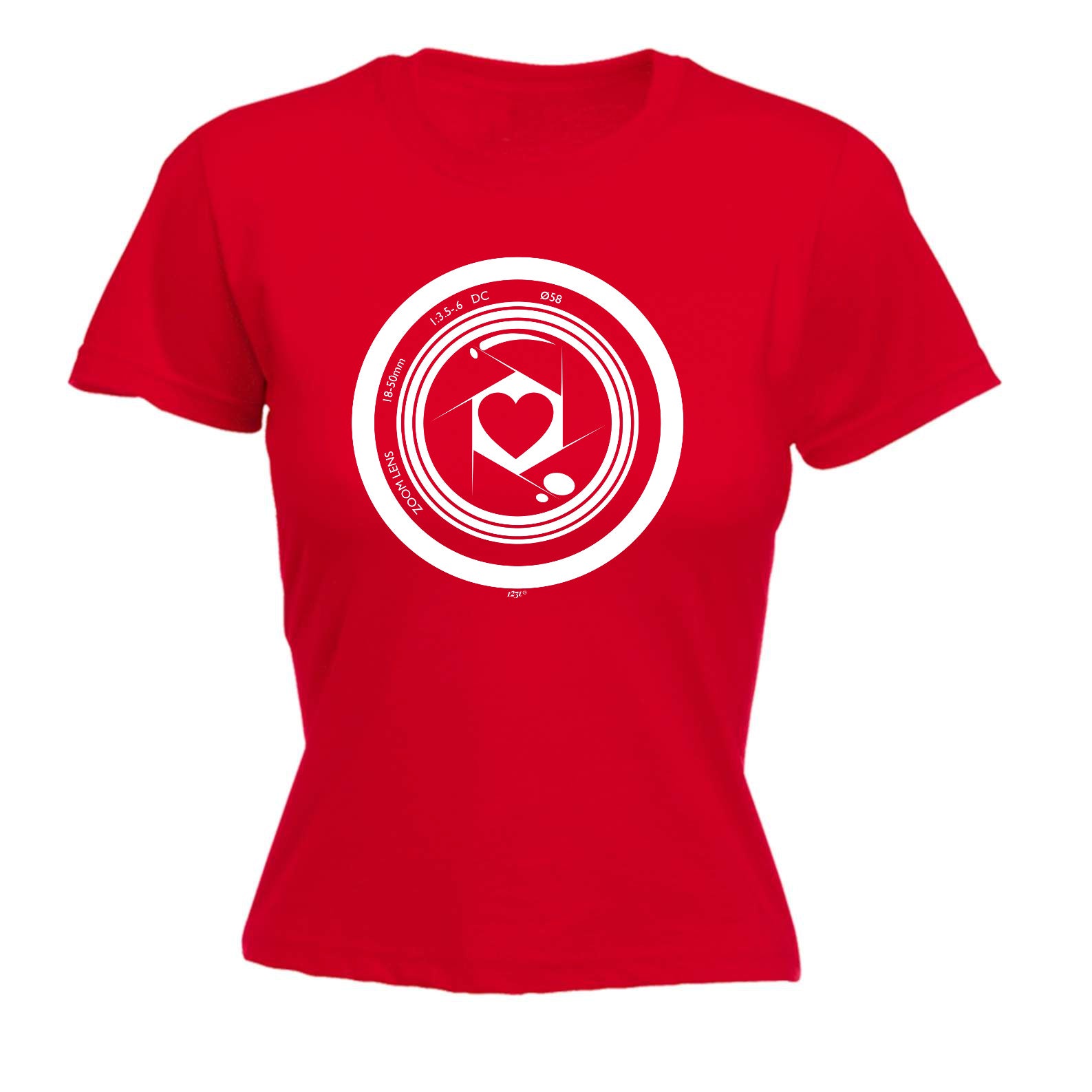 Photography Heart - Funny Womens T-Shirt Tshirt