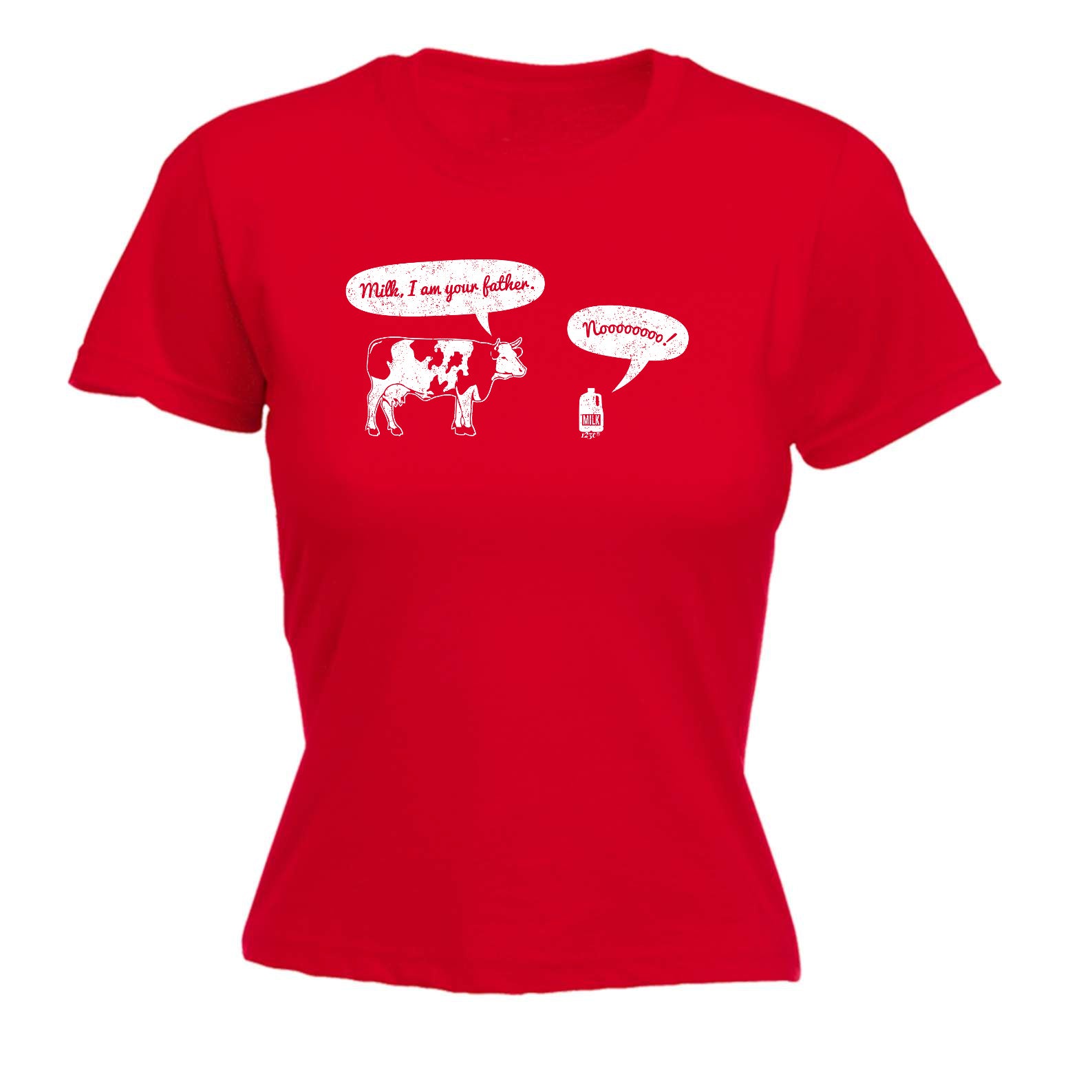 Milk I Am Your Father - Funny Womens T-Shirt Tshirt