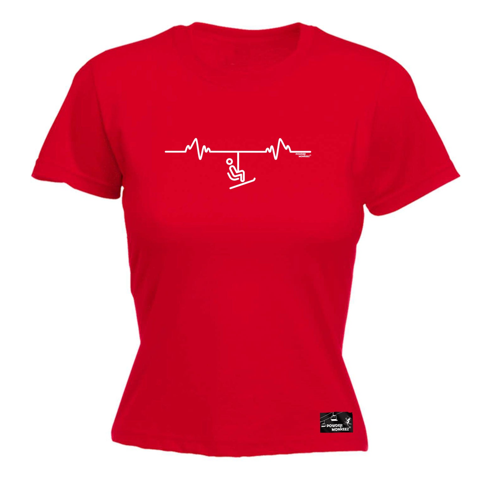 Pm Chairlift Pulse - Funny Womens T-Shirt Tshirt