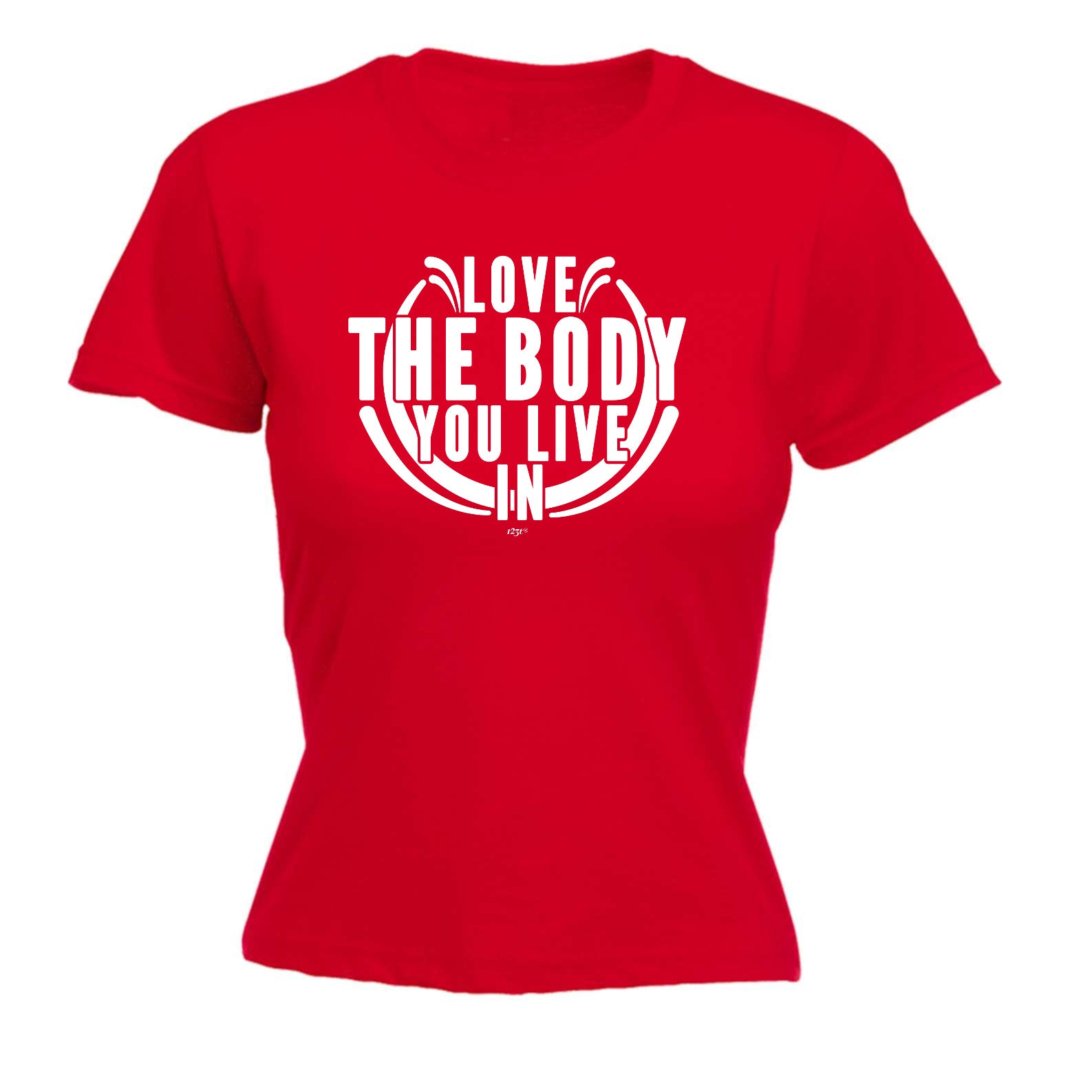 Love The Body You Live In - Funny Womens T-Shirt Tshirt