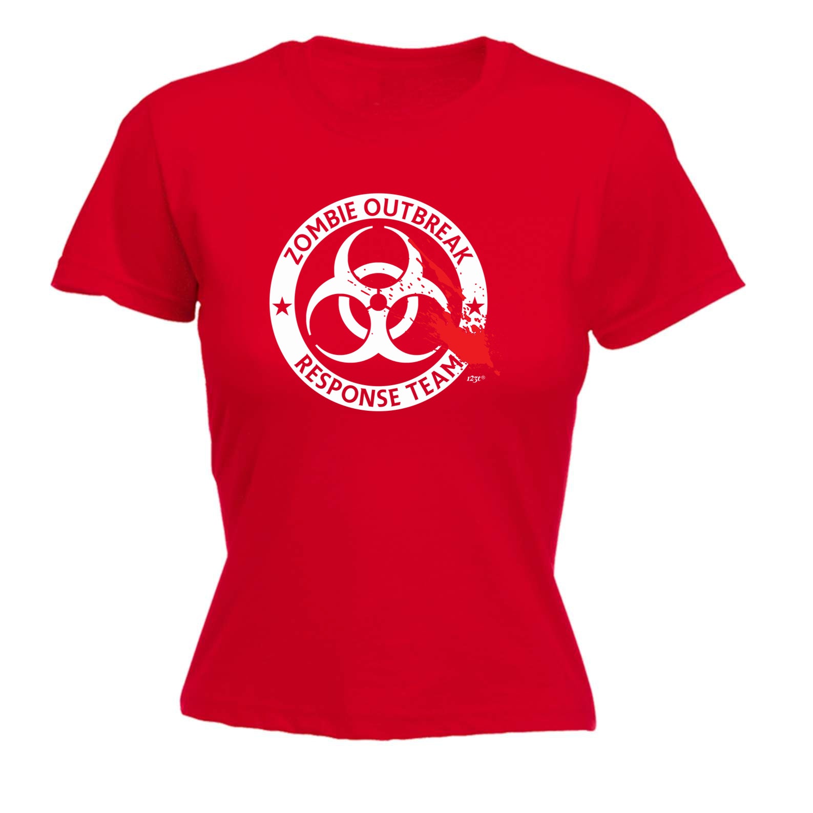 Zombie Outbreak Response Team - Funny Womens T-Shirt Tshirt