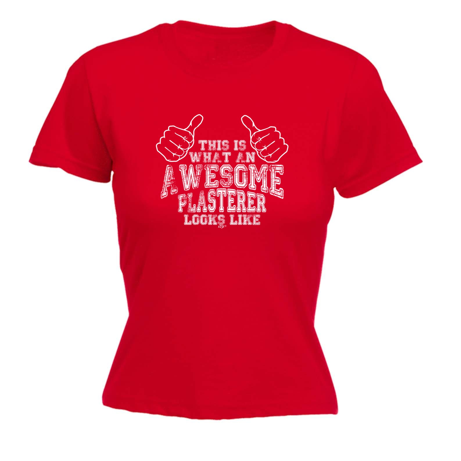 This Is What Awesome Plasterer - Funny Womens T-Shirt Tshirt