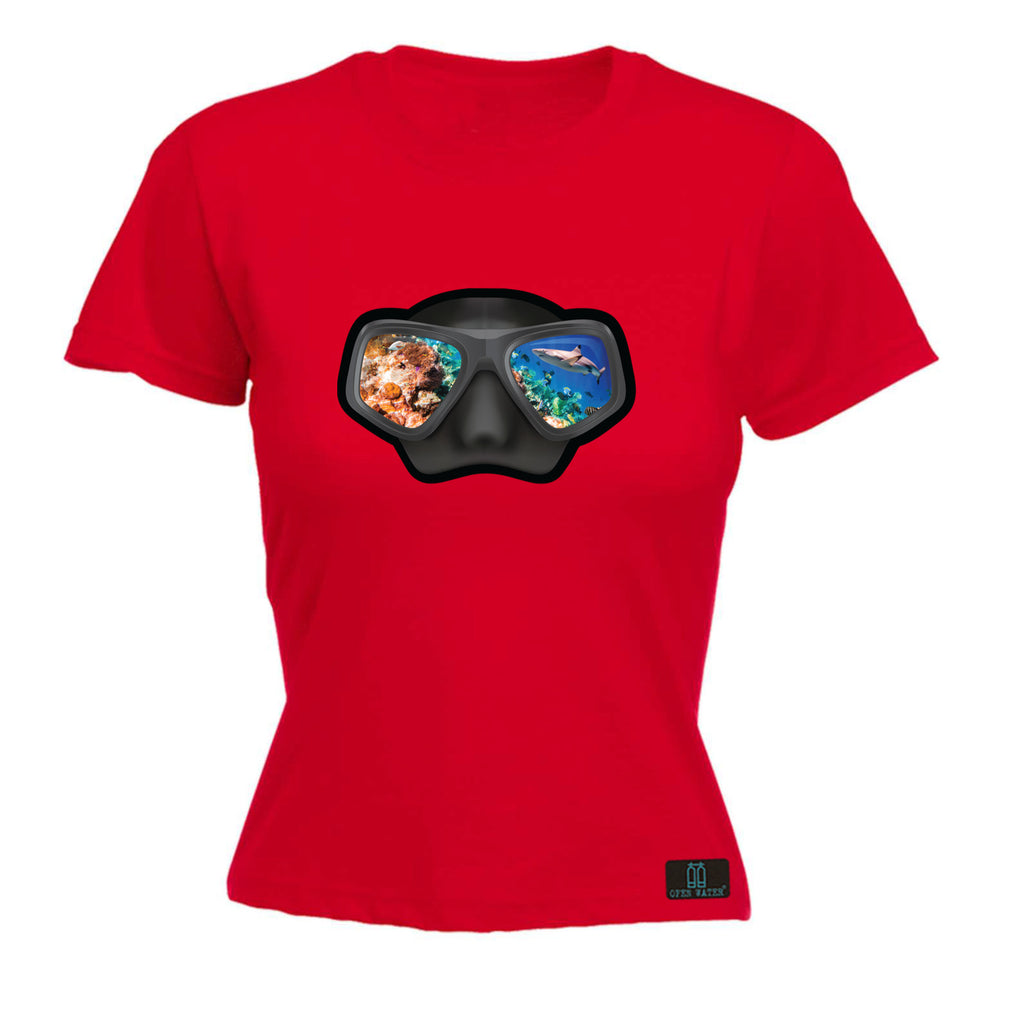 Ow Scuba Goggles Versacam - Funny Womens T-Shirt Tshirt