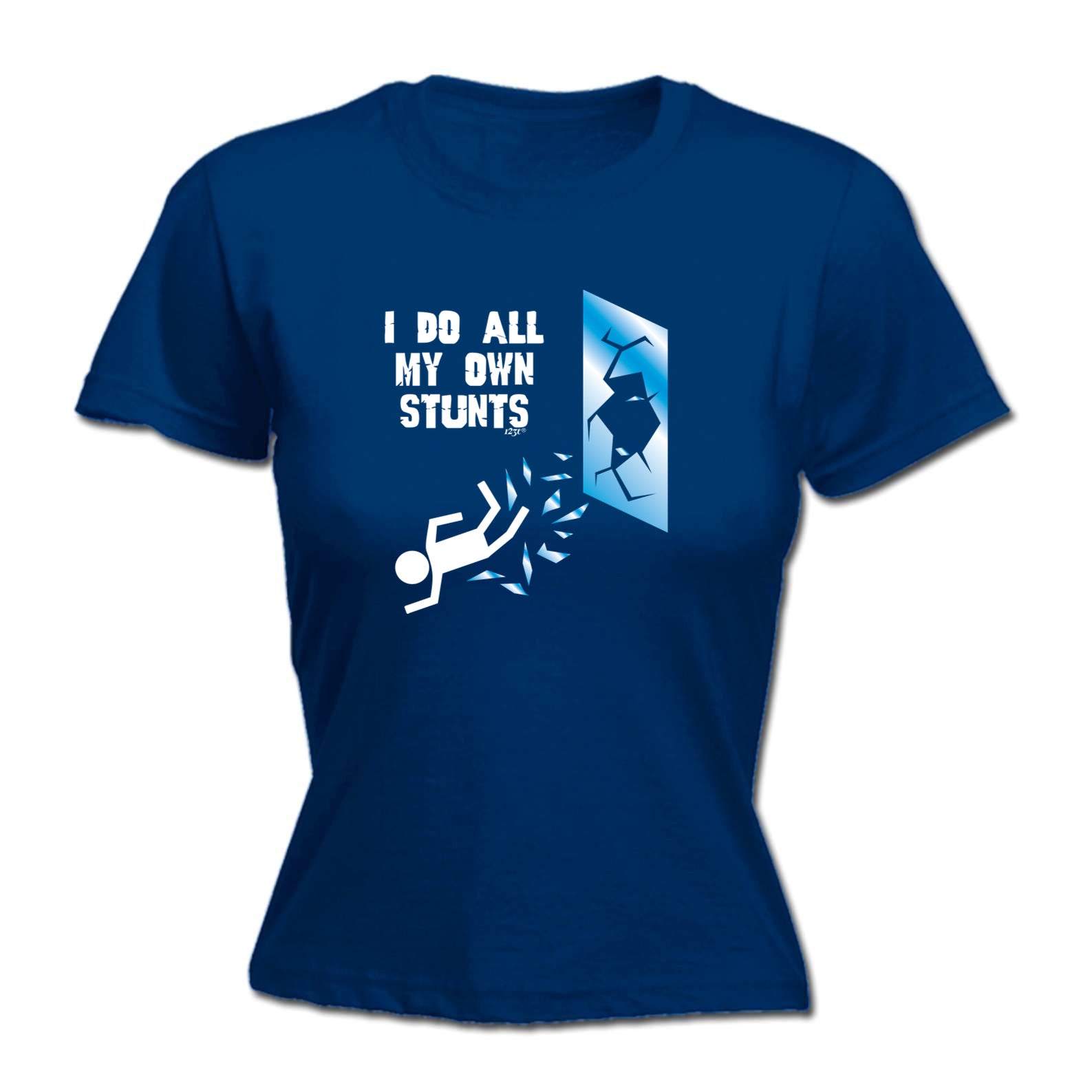 Window Do All My Own Stunts - Funny Womens T-Shirt Tshirt