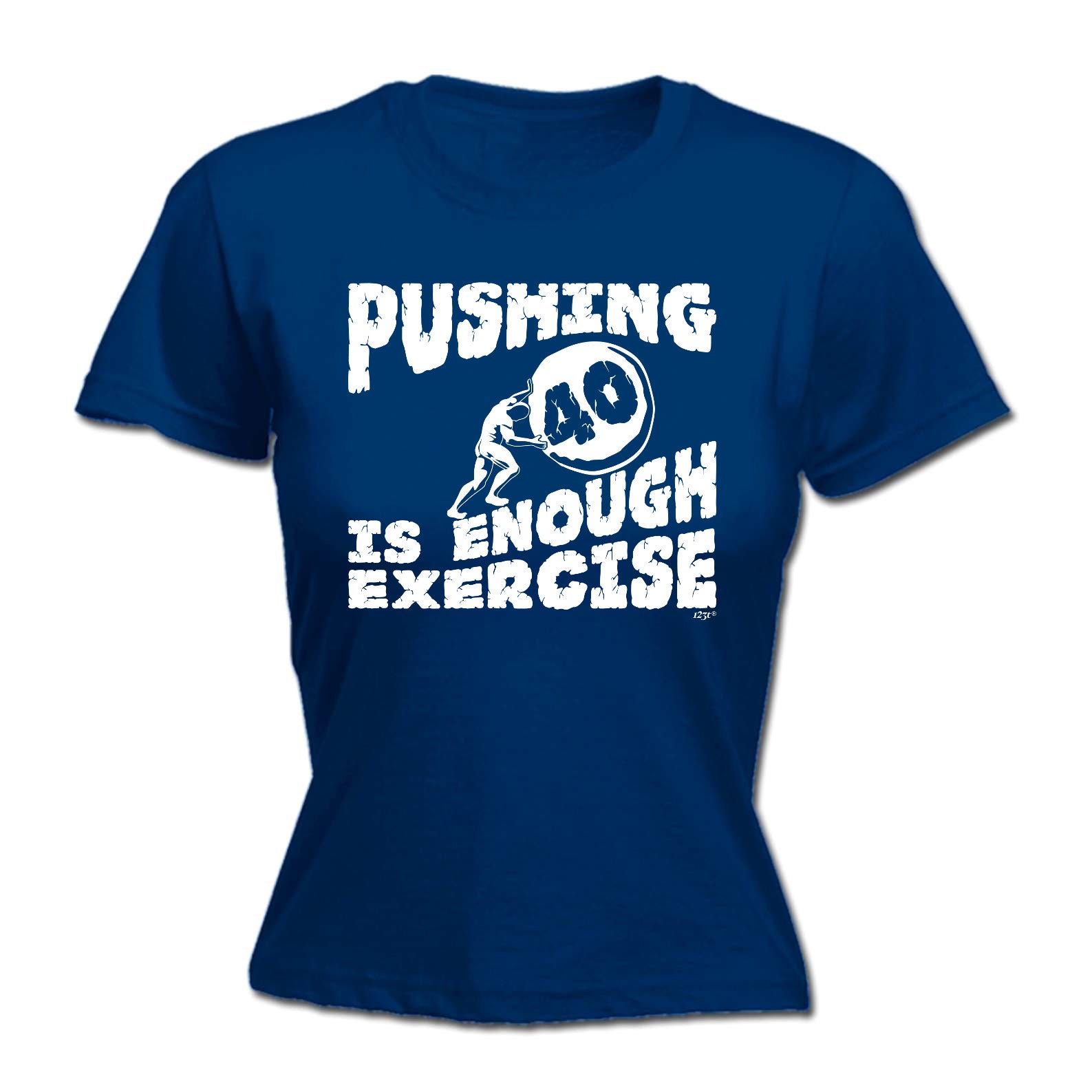 Pushing 40 Is Enough Exercise - Funny Womens T-Shirt Tshirt