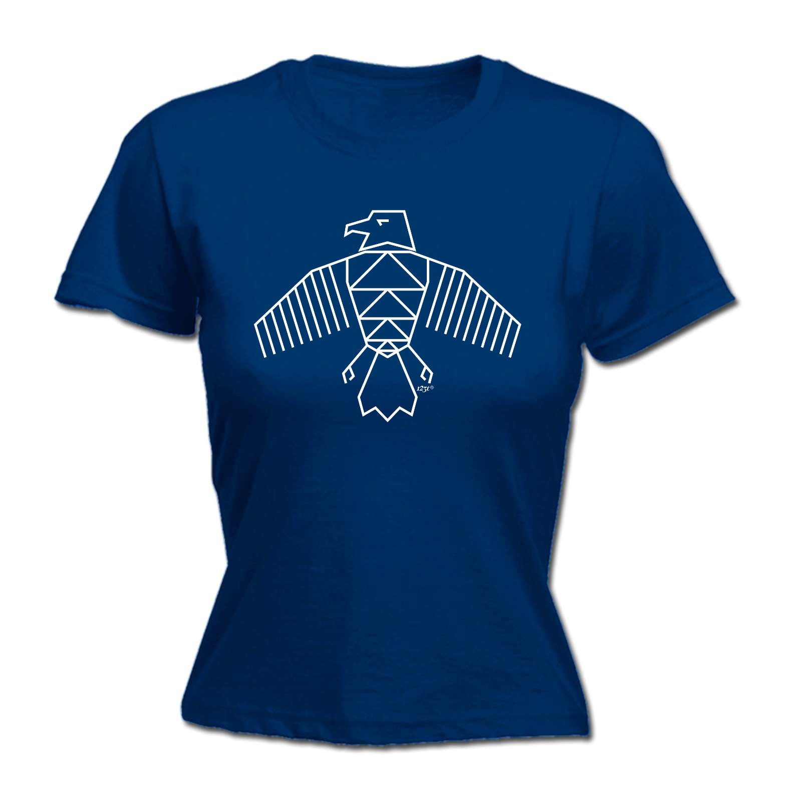 Festival Eagle White - Funny Womens T-Shirt Tshirt