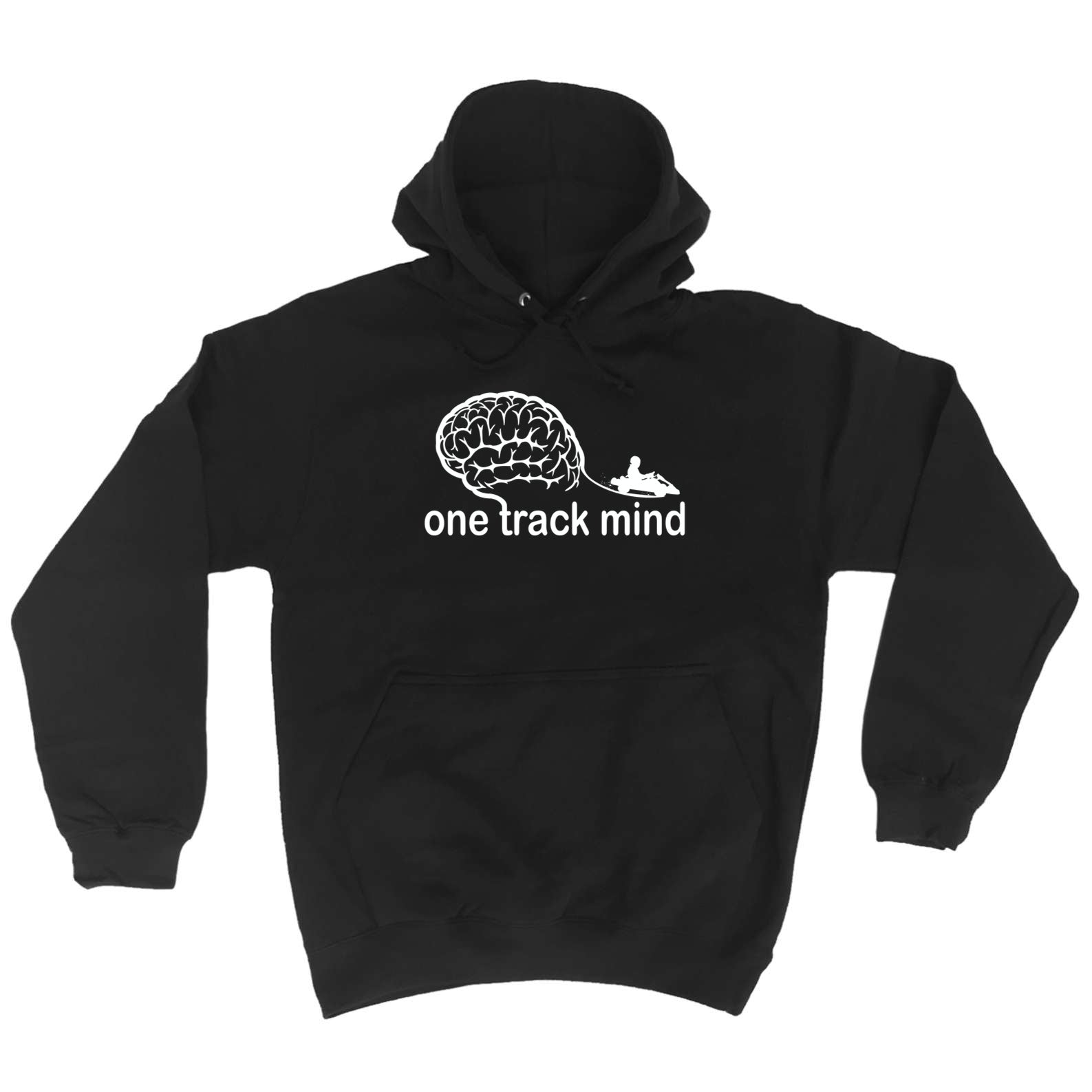 One Track Mind Gokart - Funny Hoodies Hoodie
