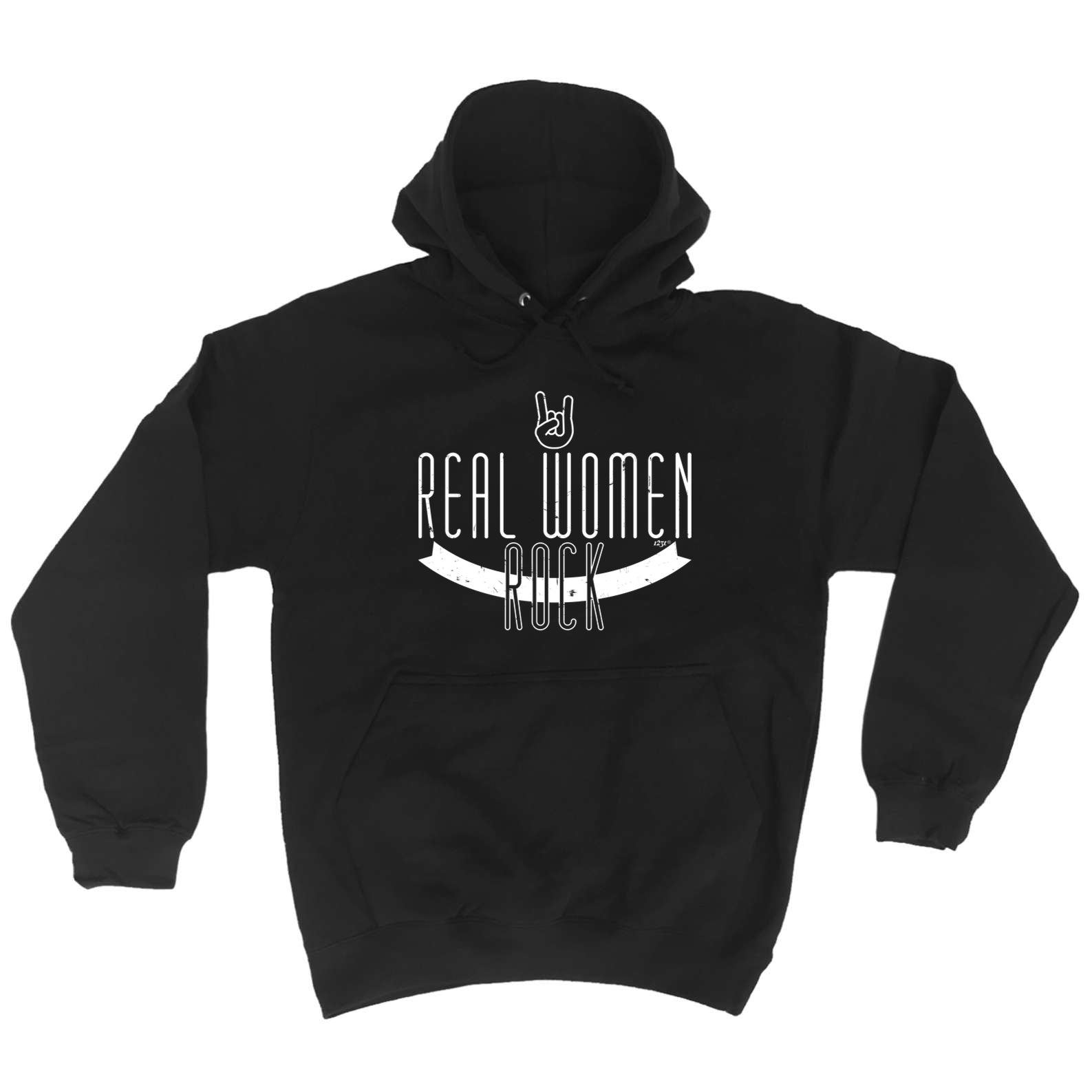 Real Women Rock Music - Funny Hoodies Hoodie