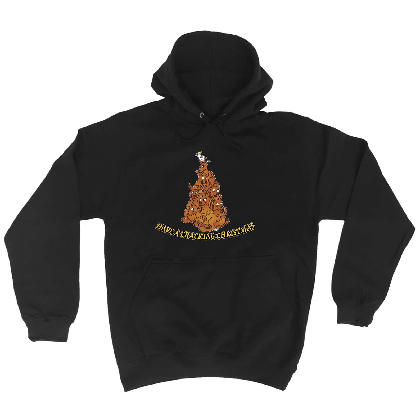 Have A Cracking Christmas Kangaroo - Funny Hoodies Hoodie