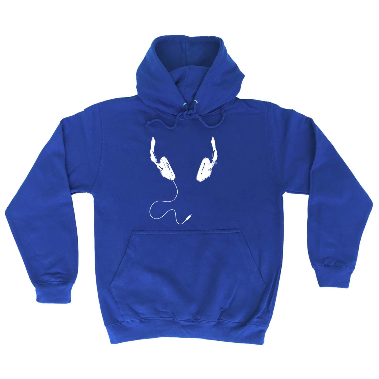 Headphones Around Neck - Funny Hoodies Hoodie