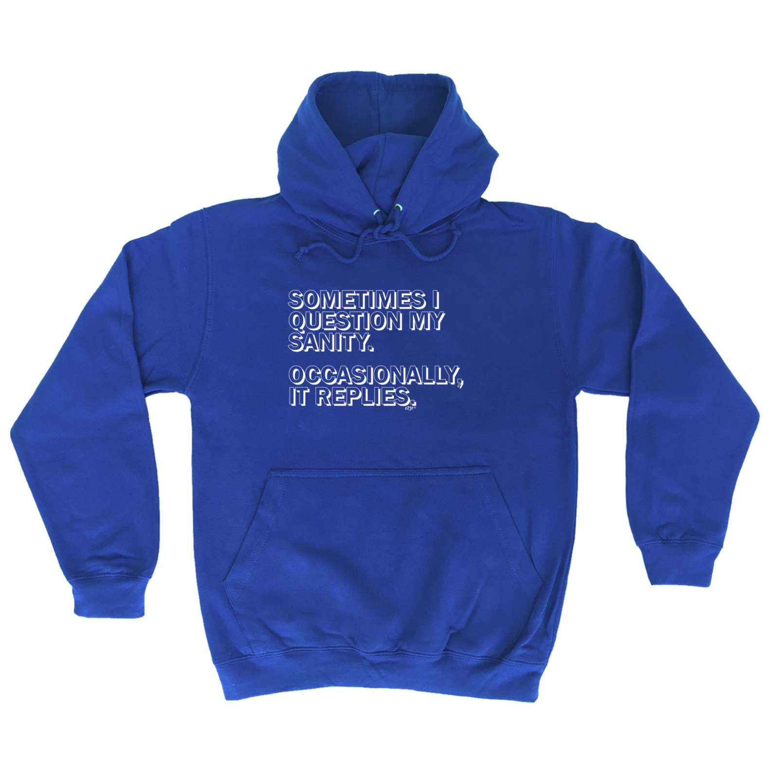 Sometimes Question My Sanity - Funny Hoodies Hoodie