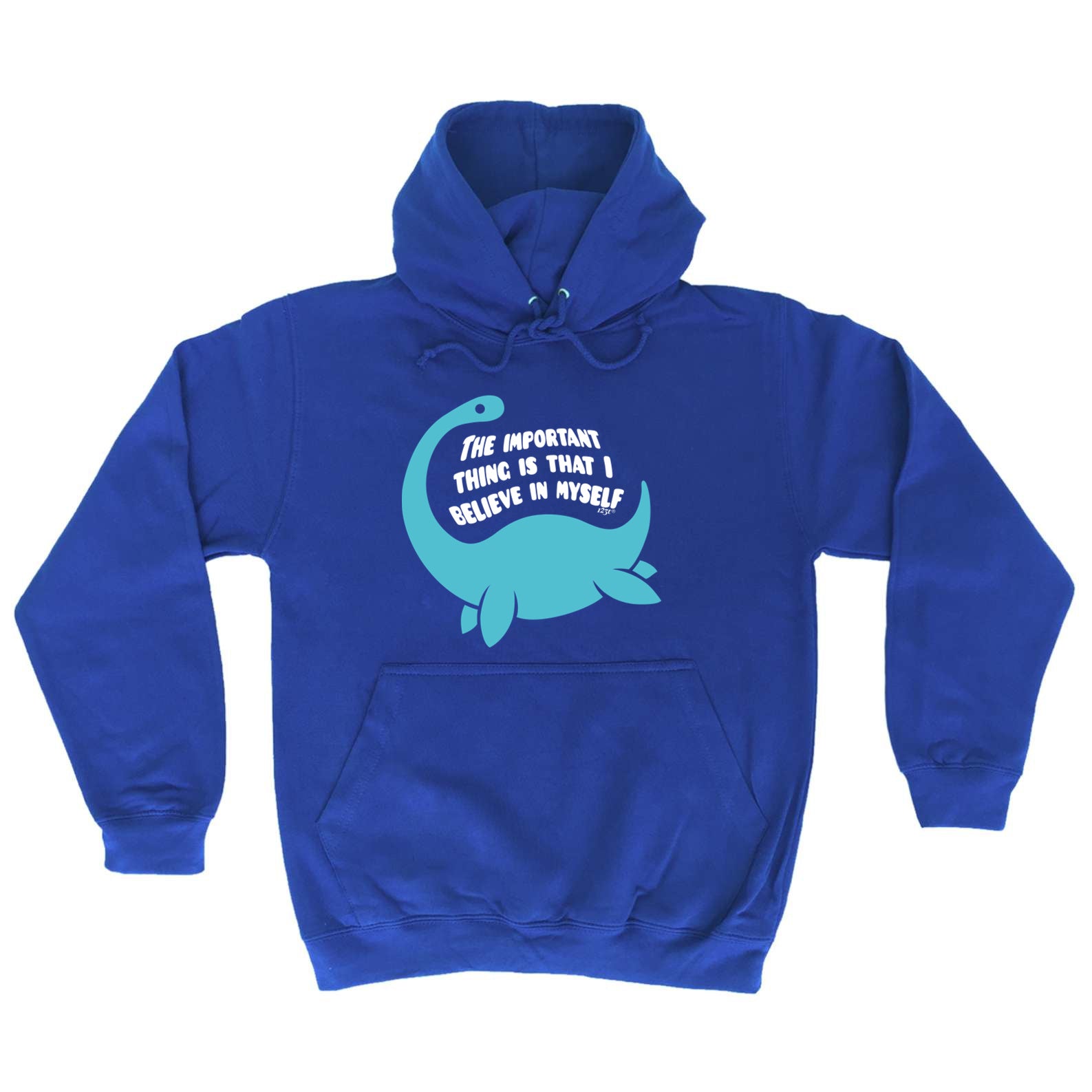 Believe In Myself Dinosaur - Funny Hoodies Hoodie