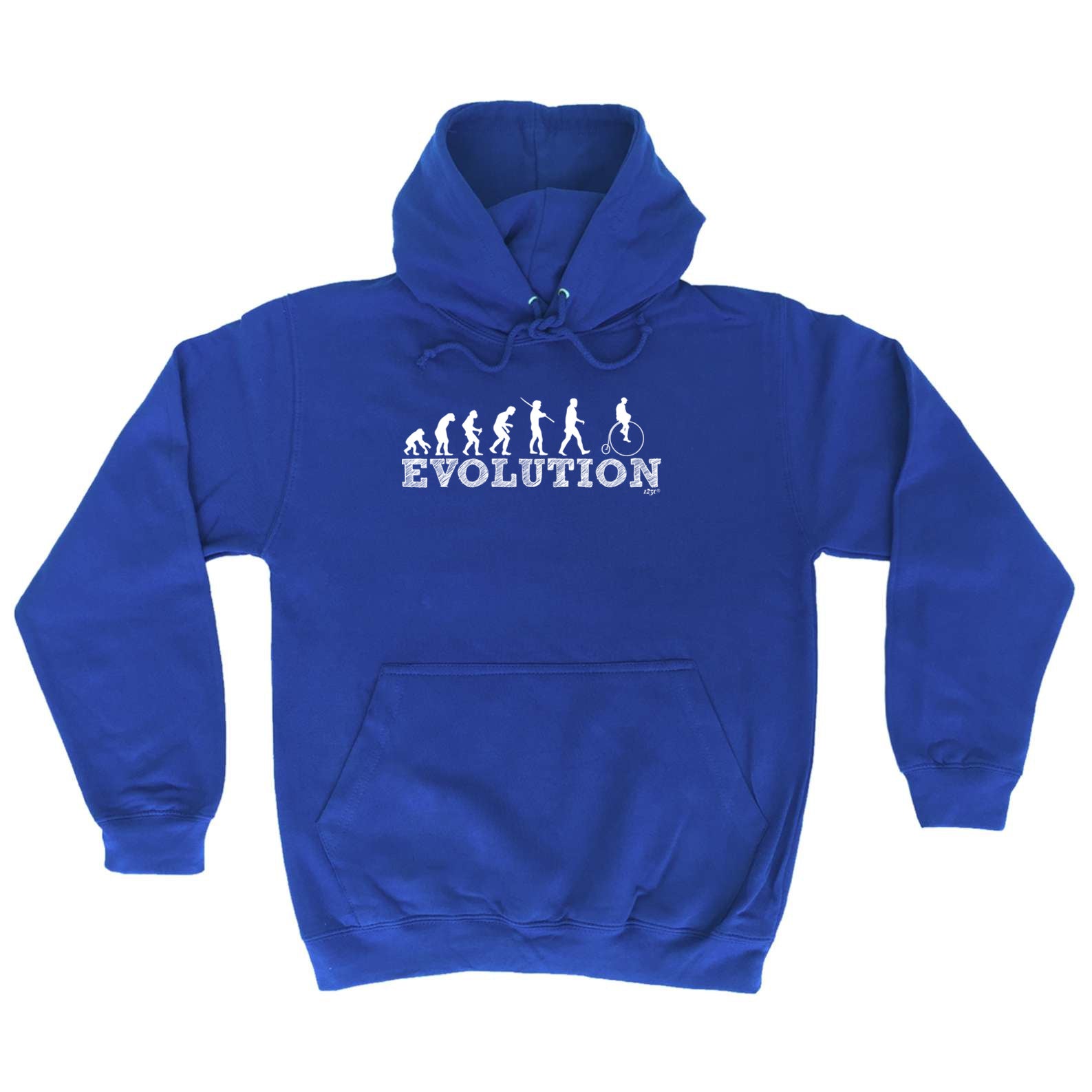 Evolution Penny Fathing - Funny Hoodies Hoodie