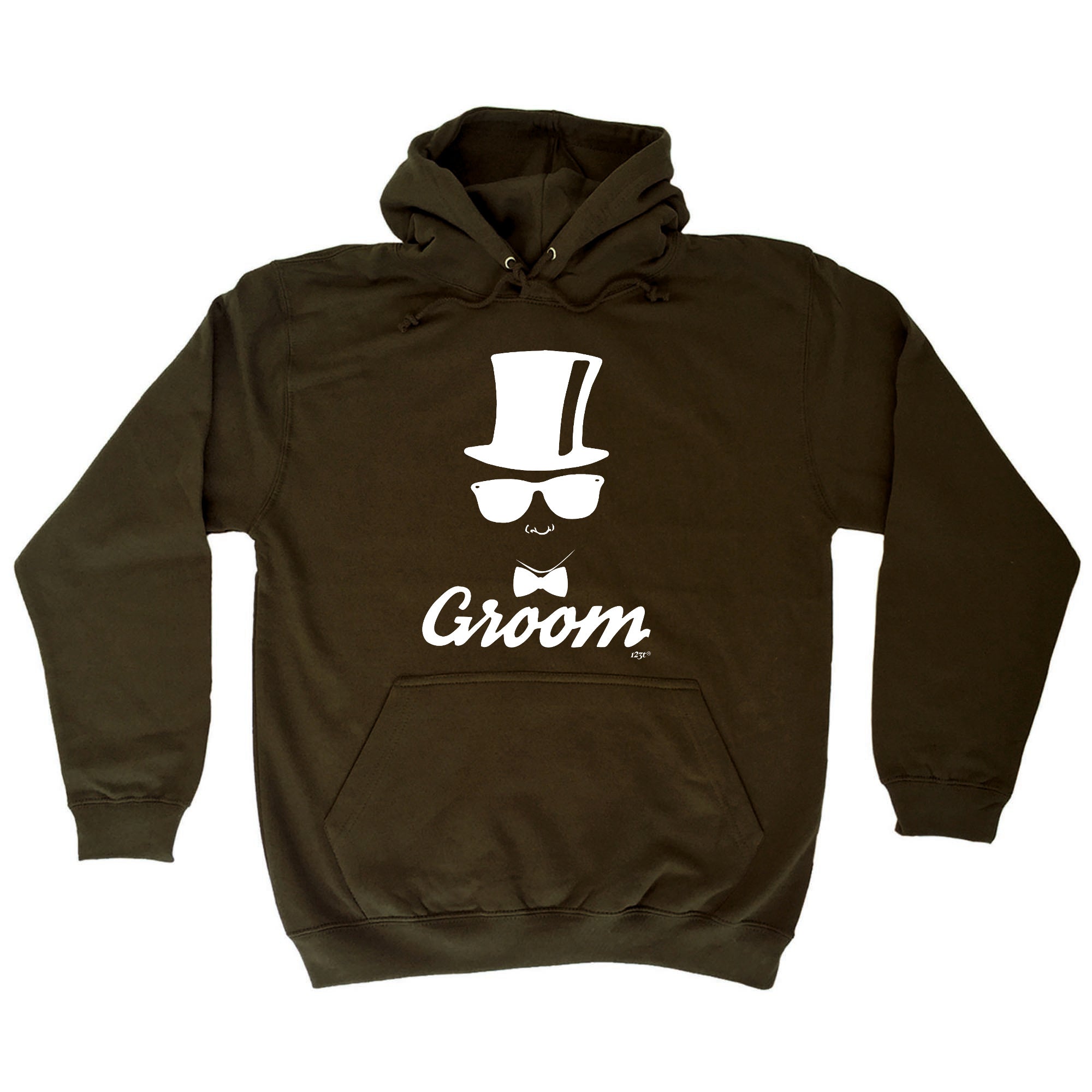 Groom Glasses Top Hat Married - Funny Hoodies Hoodie