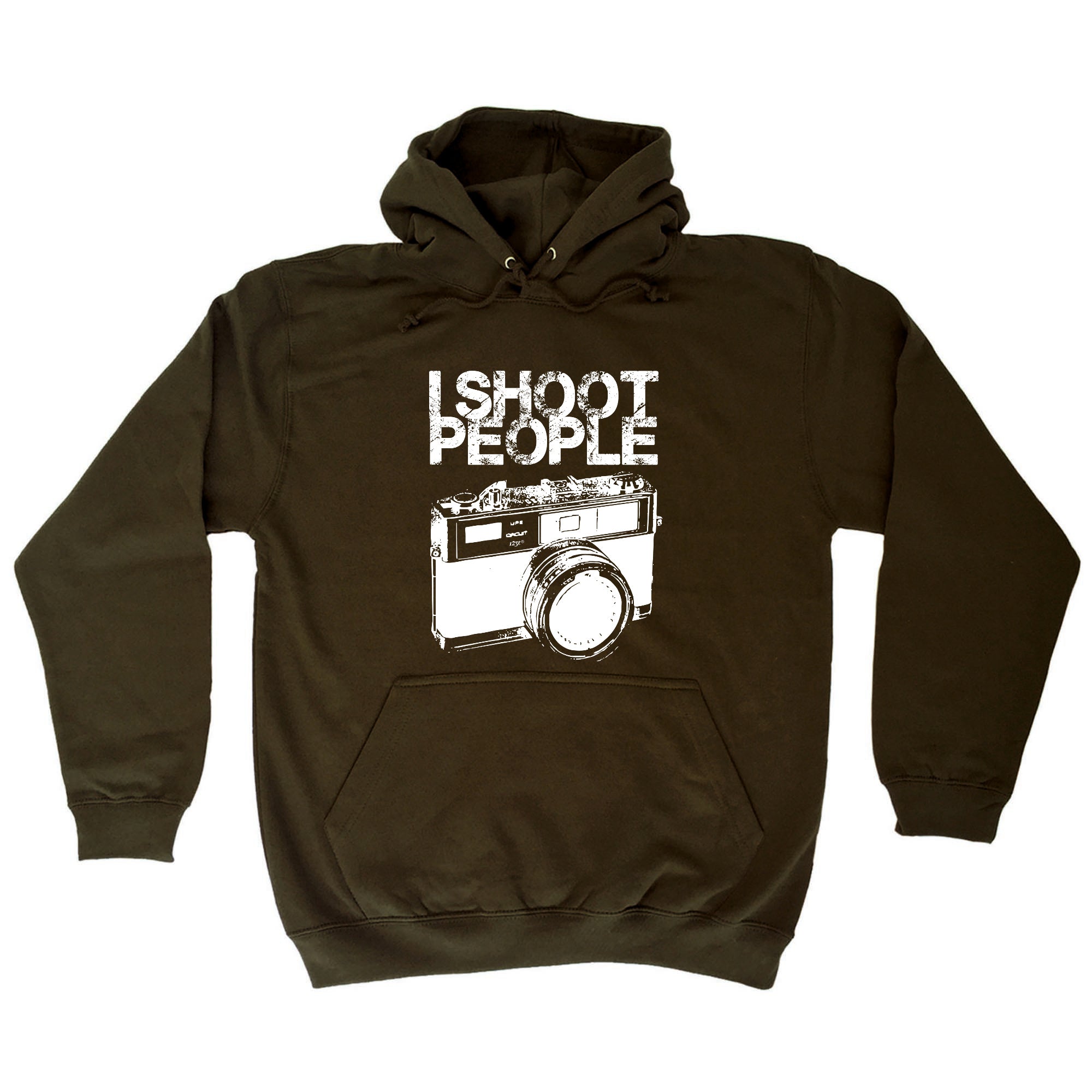 Shoot People White - Funny Hoodies Hoodie