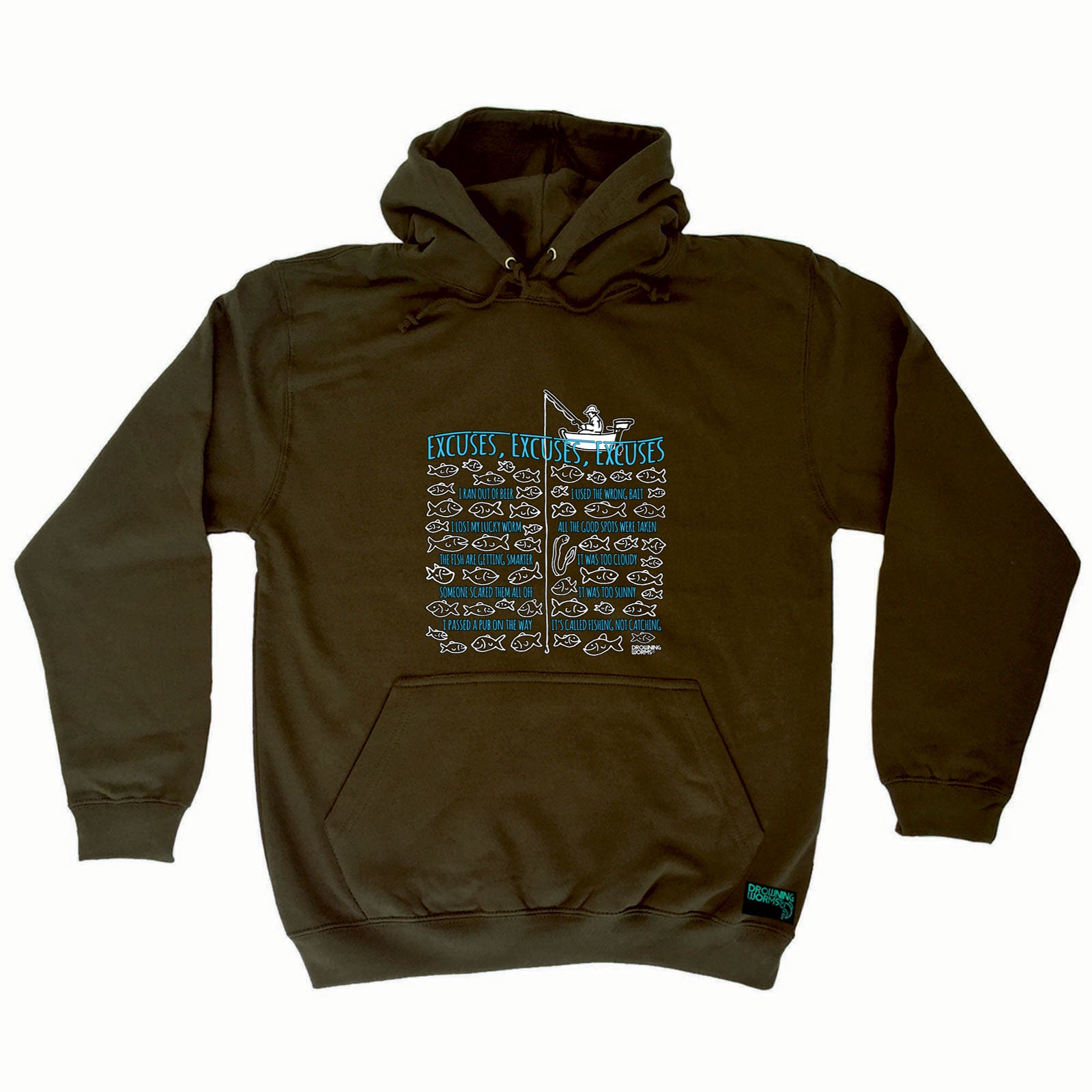 Dw Fishing Excuses - Funny Hoodies Hoodie