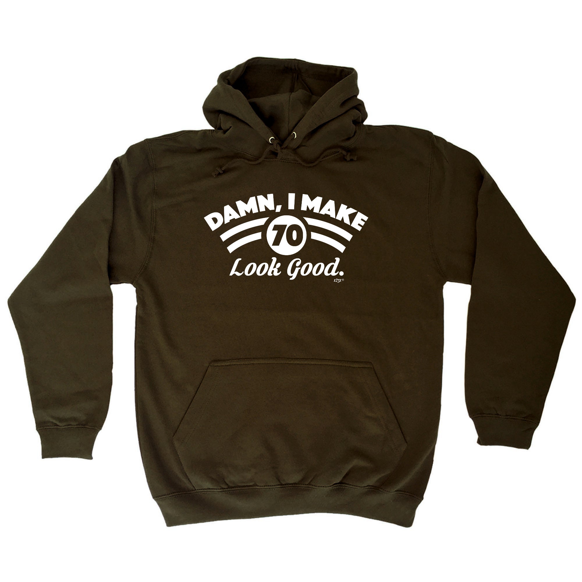 Damn Make 70 Look Good Age Birthday - Funny Hoodies Hoodie