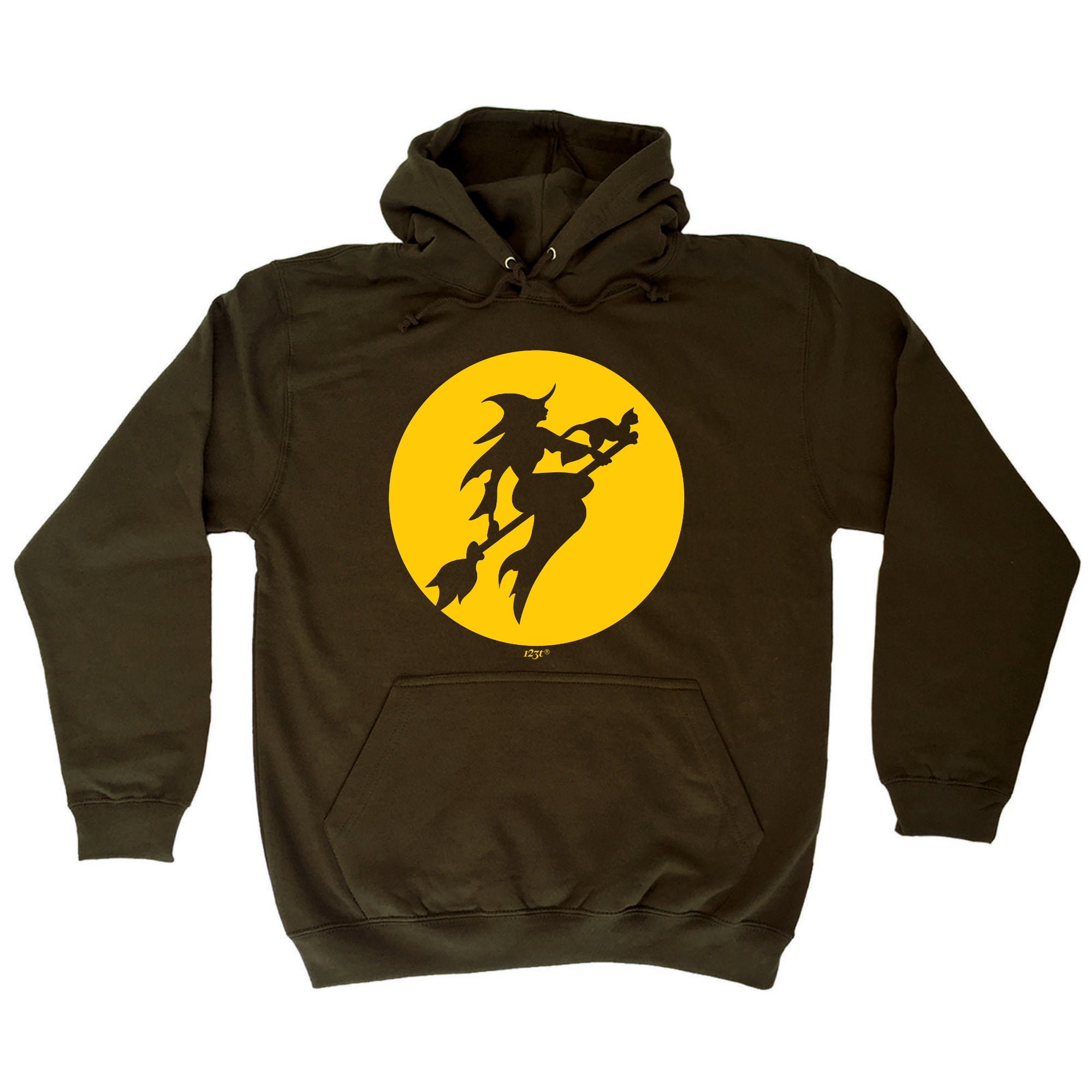 Moon Witch Halloween - Funny Hoodies Hoodie