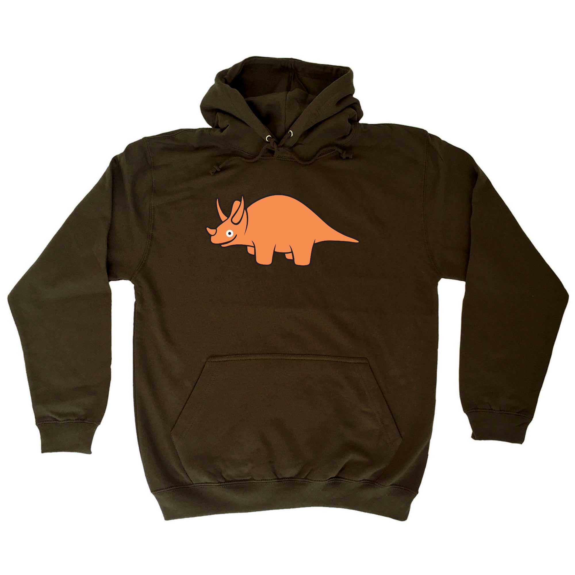 Dinosaur Triceratops Ani Mates - Funny Hoodies Hoodie