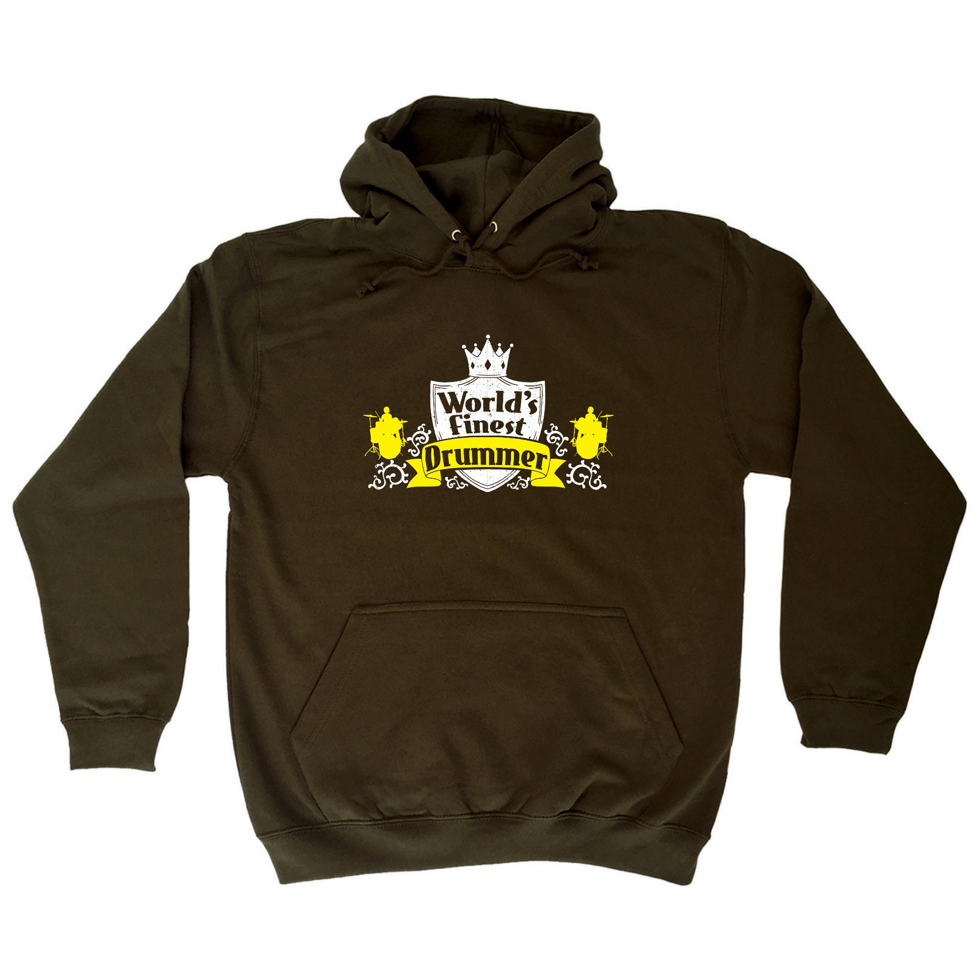 Worlds Finest Drummer Drums Music - Funny Hoodies Hoodie