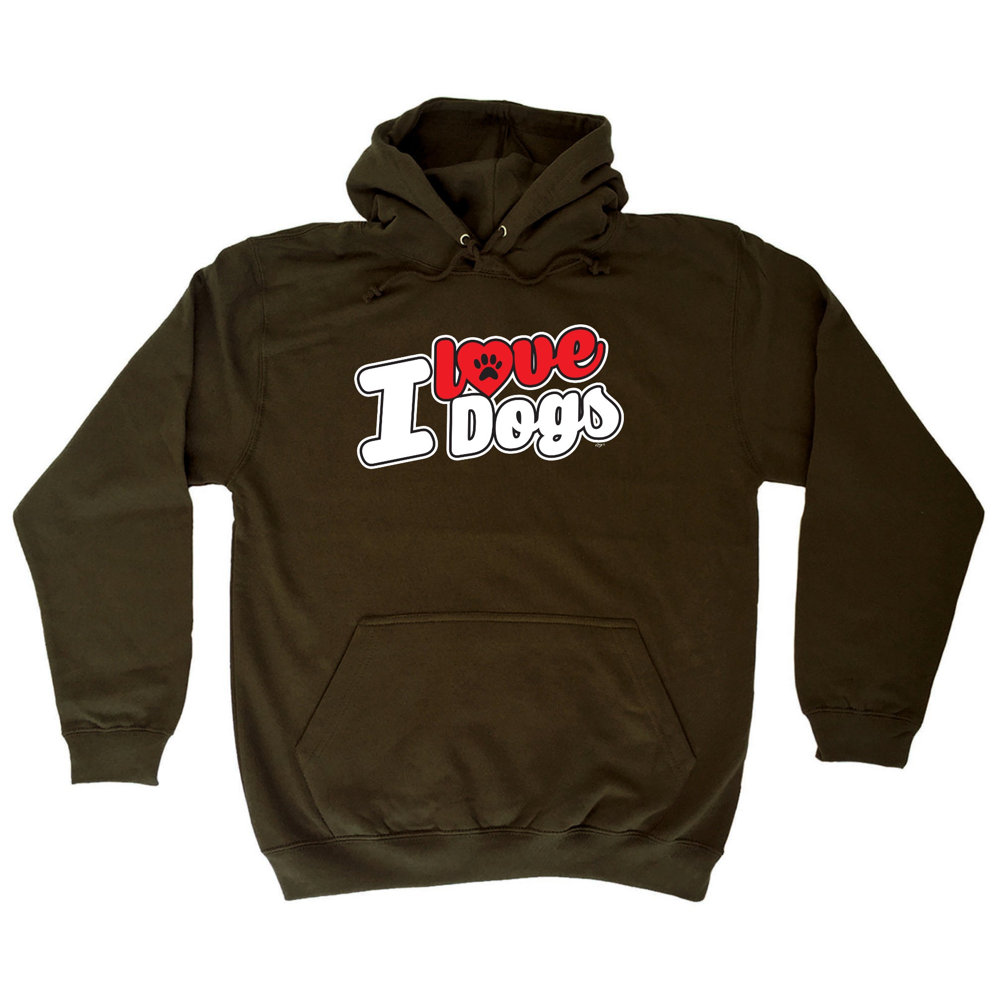 Love Dogs Stencil - Funny Hoodies Hoodie
