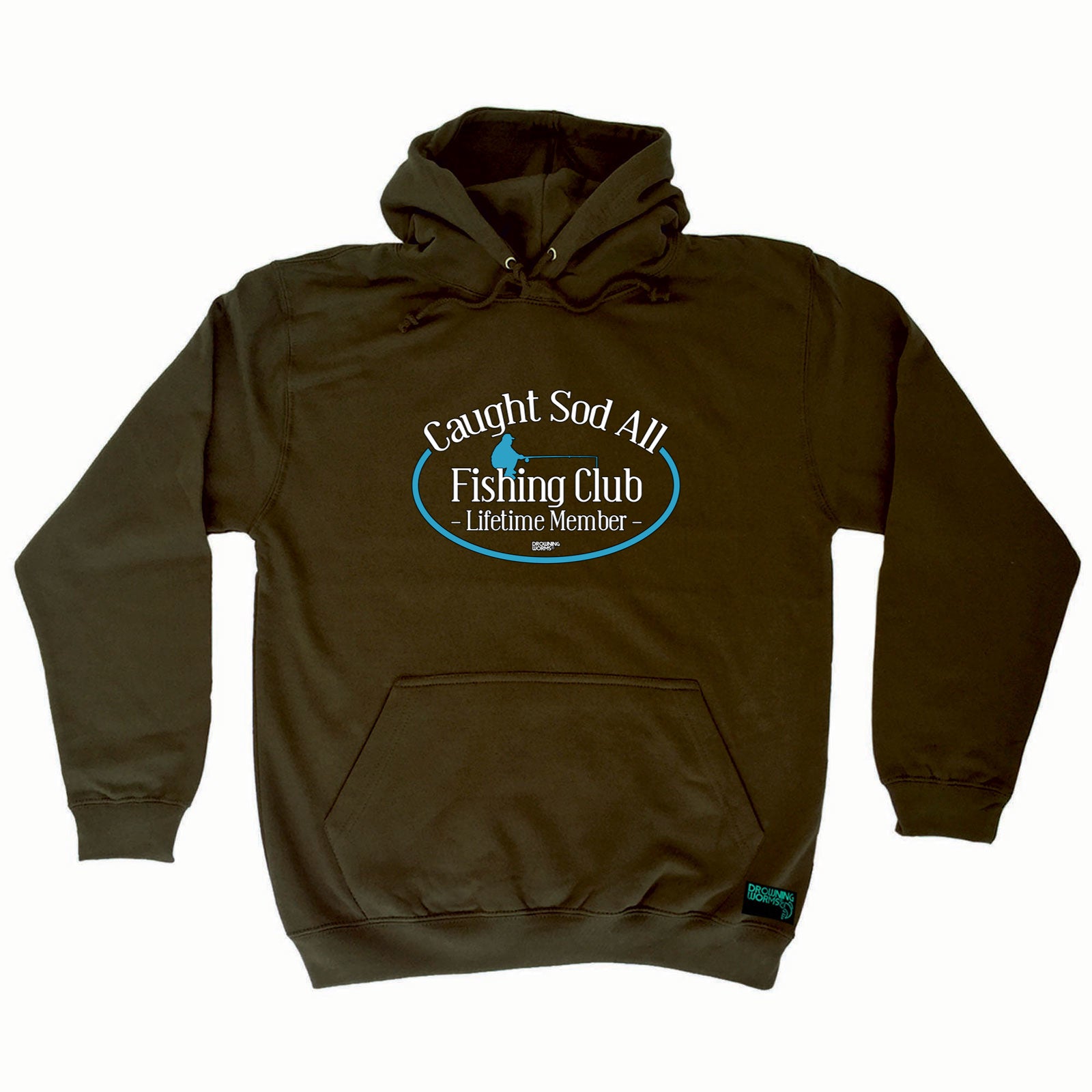 Dw Caught Sod All Fishing Club - Funny Hoodies Hoodie