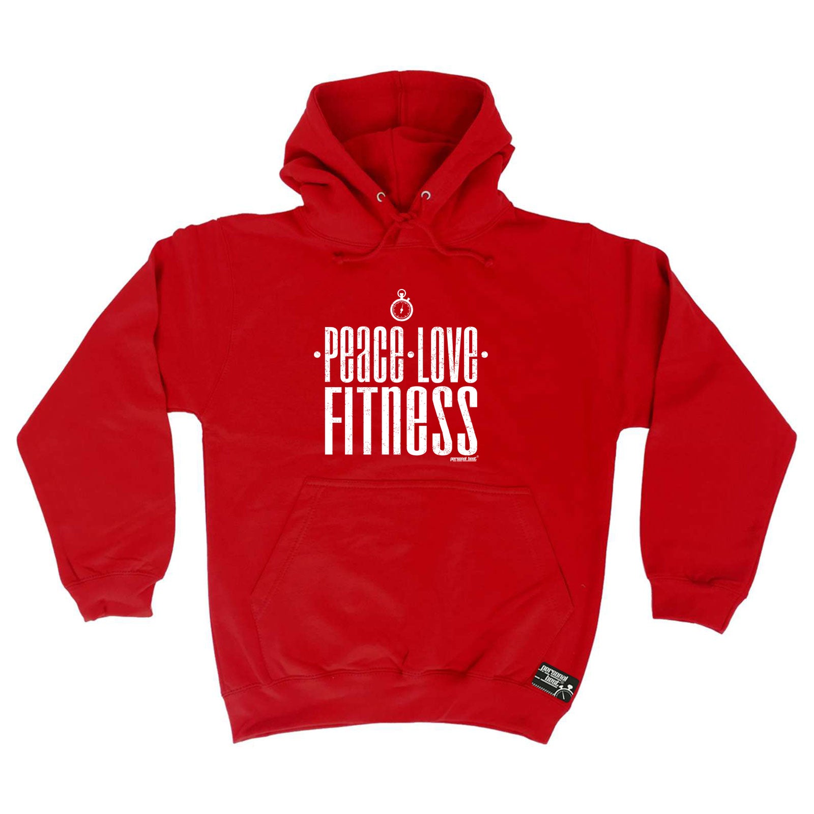 Pb Peace Love Fitness - Funny Hoodies Hoodie