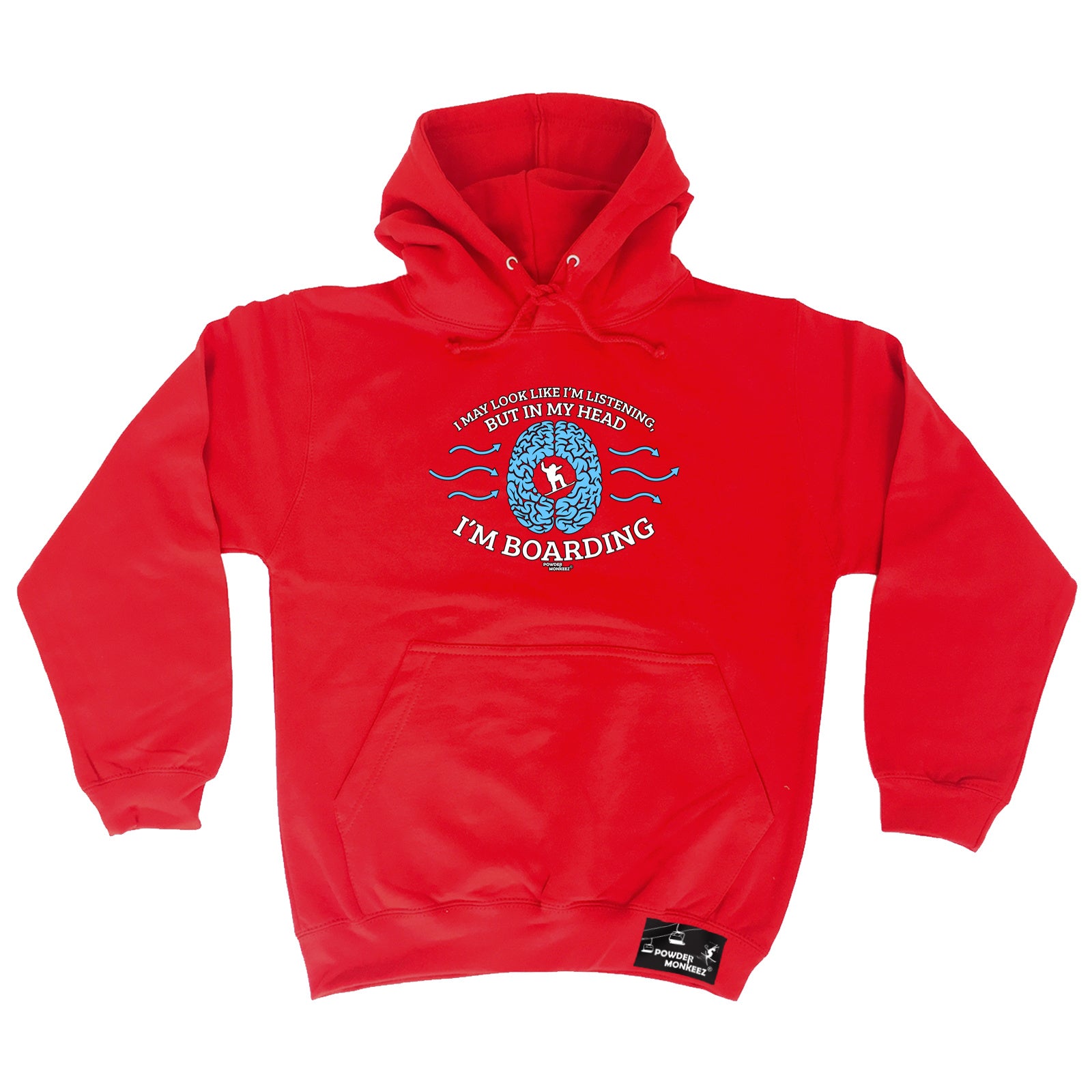 Pm I May Look Like Im Listening Boarding - Funny Hoodies Hoodie