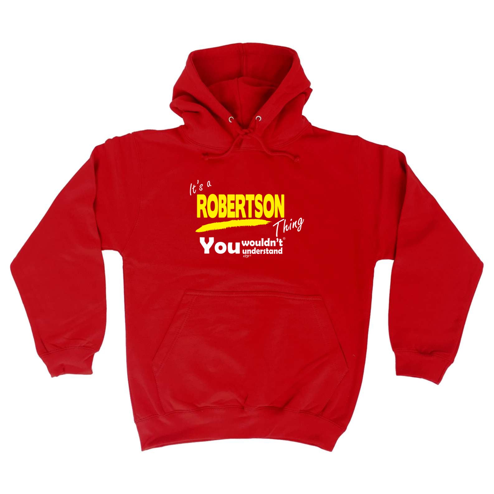 Robertson V1 Surname Thing - Funny Hoodies Hoodie