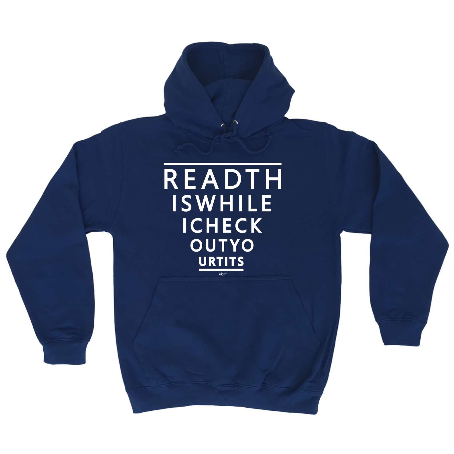 Read This While Check Out Your - Funny Hoodies Hoodie