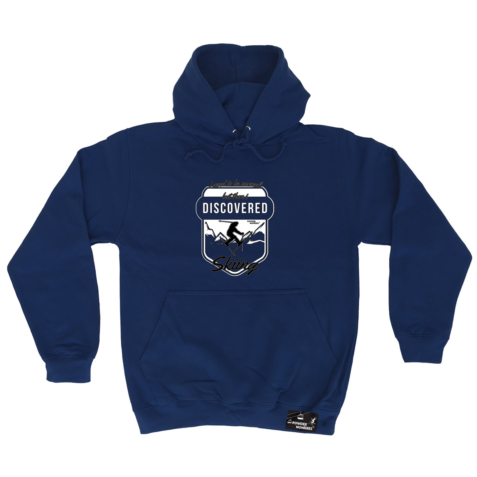 Pm I Used To Be Normal Skiing - Funny Hoodies Hoodie