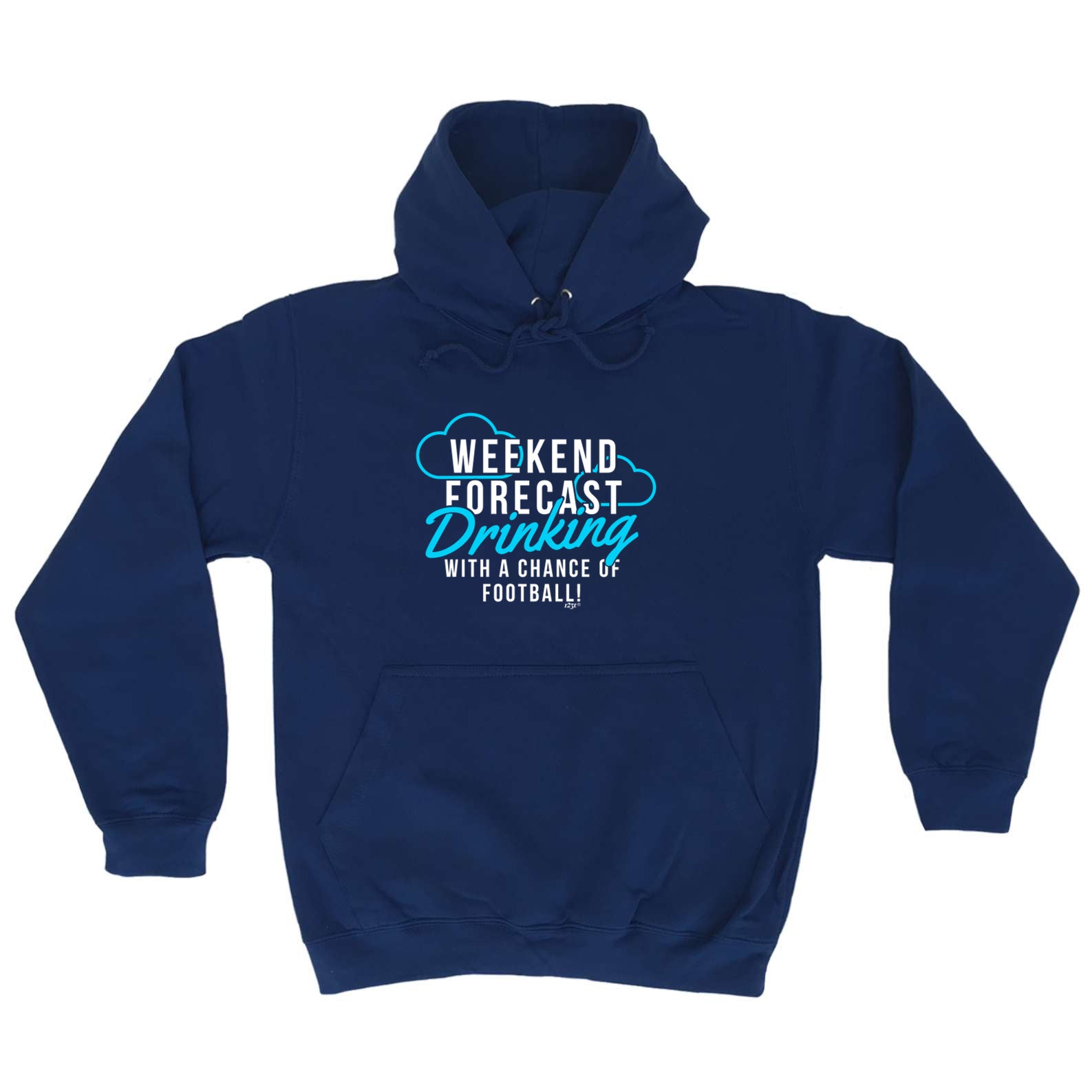 Weekend Forecast Drinking Football - Funny Hoodies Hoodie