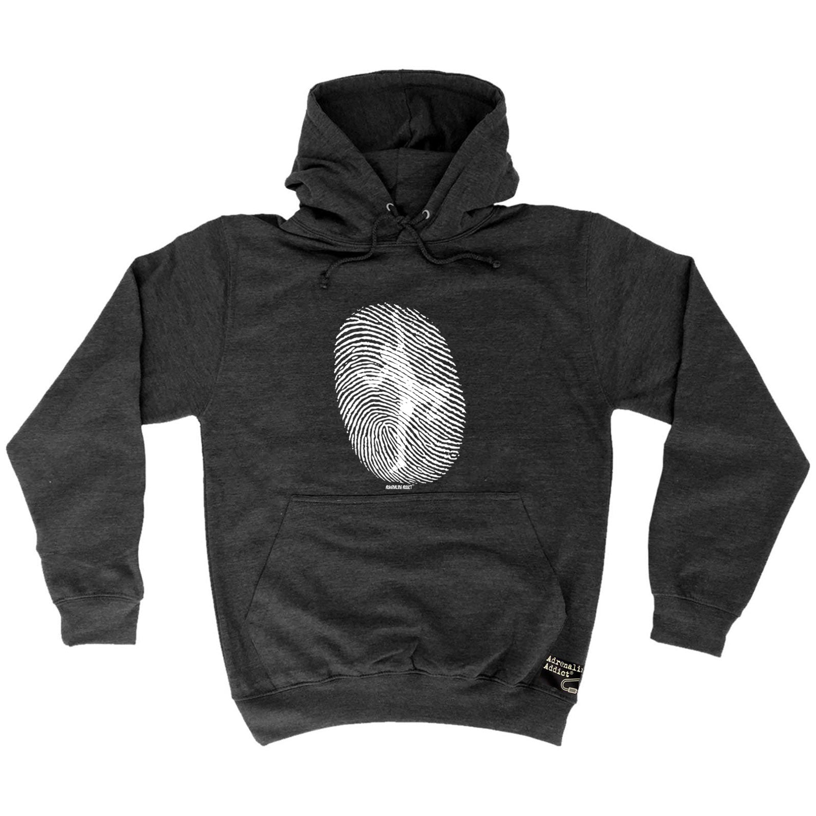 Aa Climbing Fingerprint - Funny Hoodies Hoodie