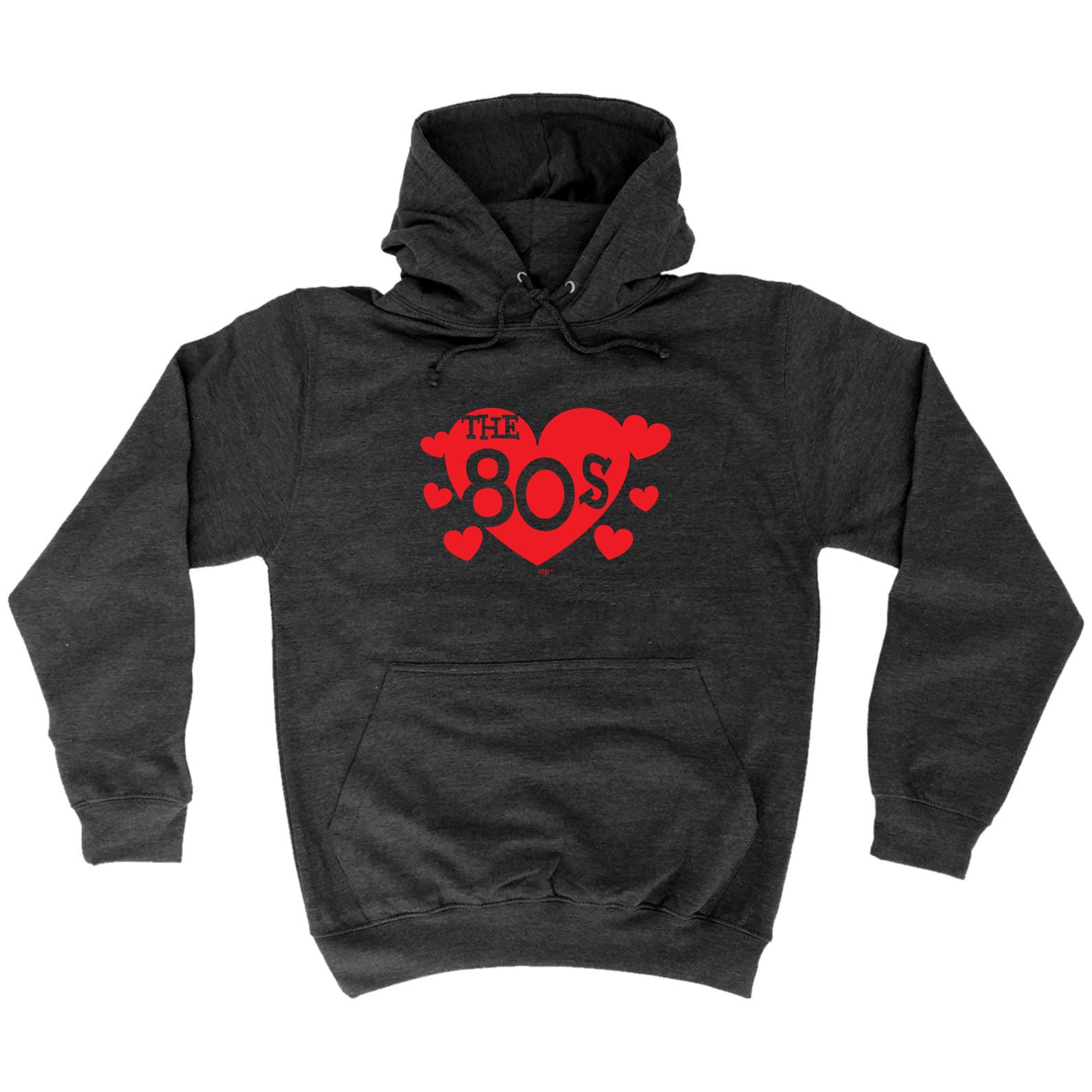 The 80S Red Heart - Funny Hoodies Hoodie